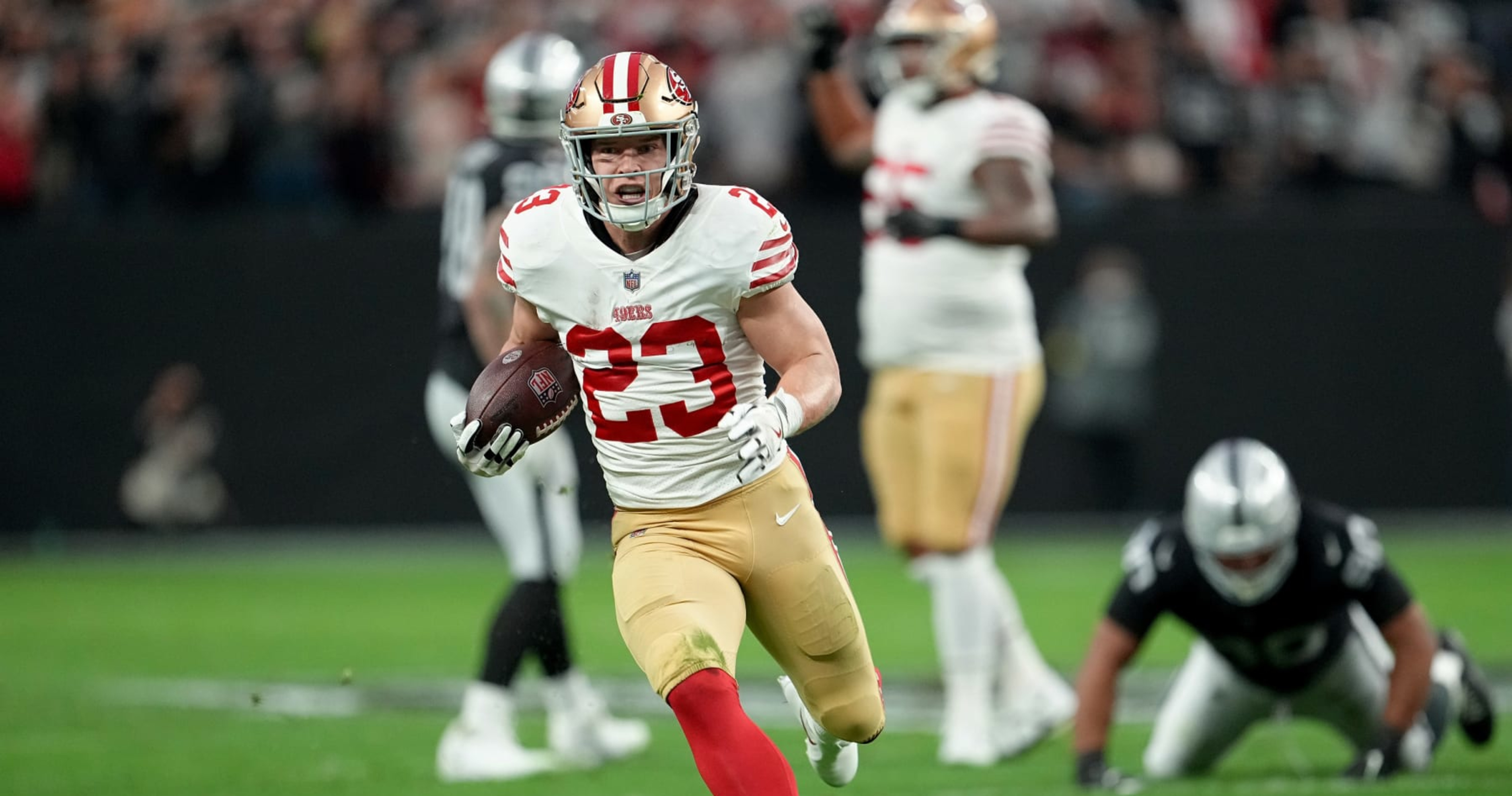 San Francisco 49ers' Christian McCaffrey laments QB injury woe in