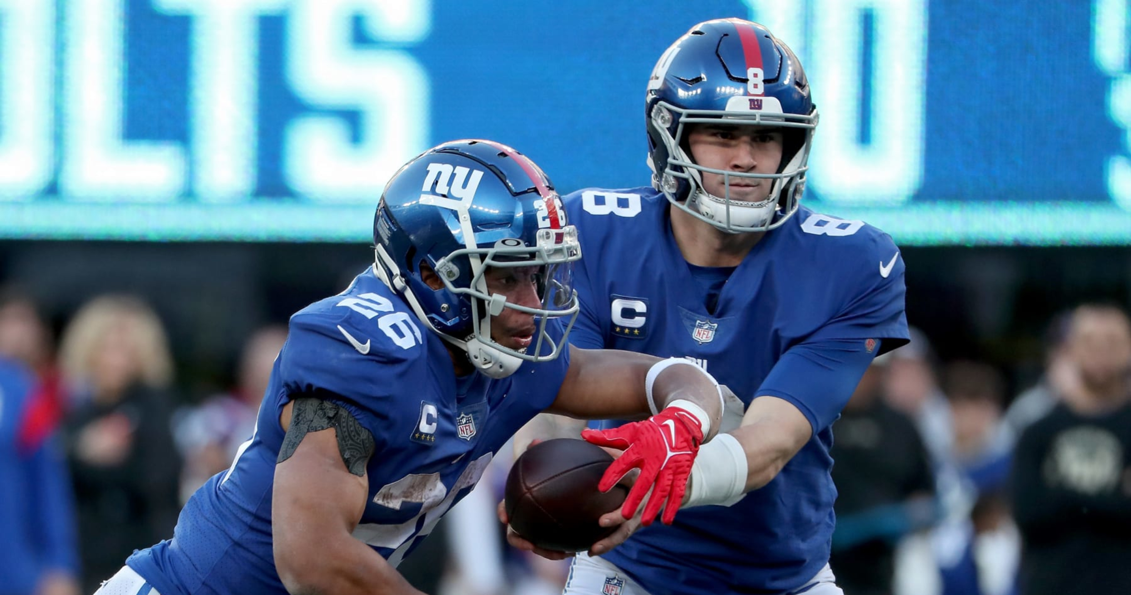 Report: Giants to Rest Saquon Barkley, Daniel Jones, 'Key Starters' vs. Eagles