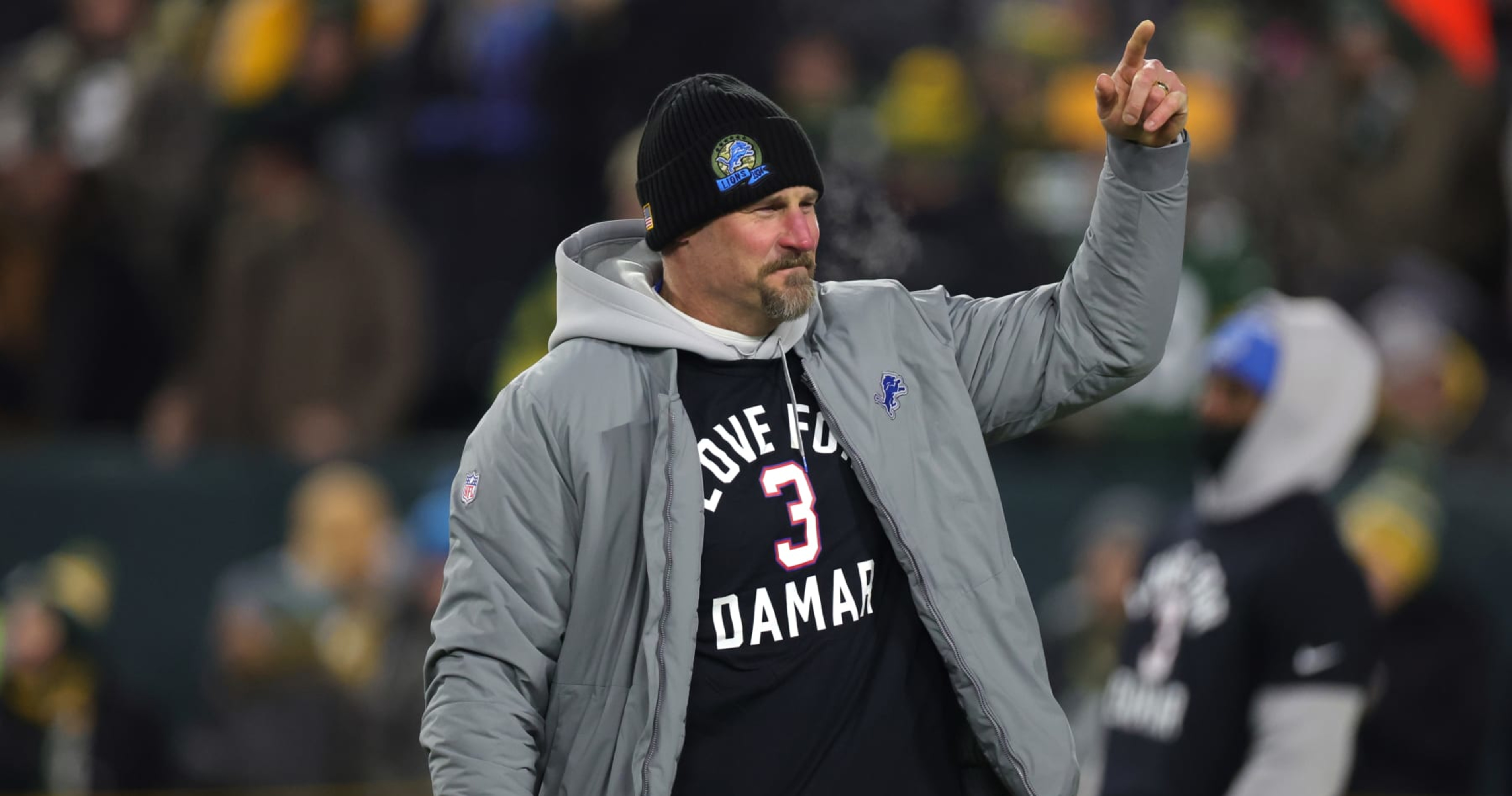 Detroit Lions fans taking over Lambeau Field is going viral