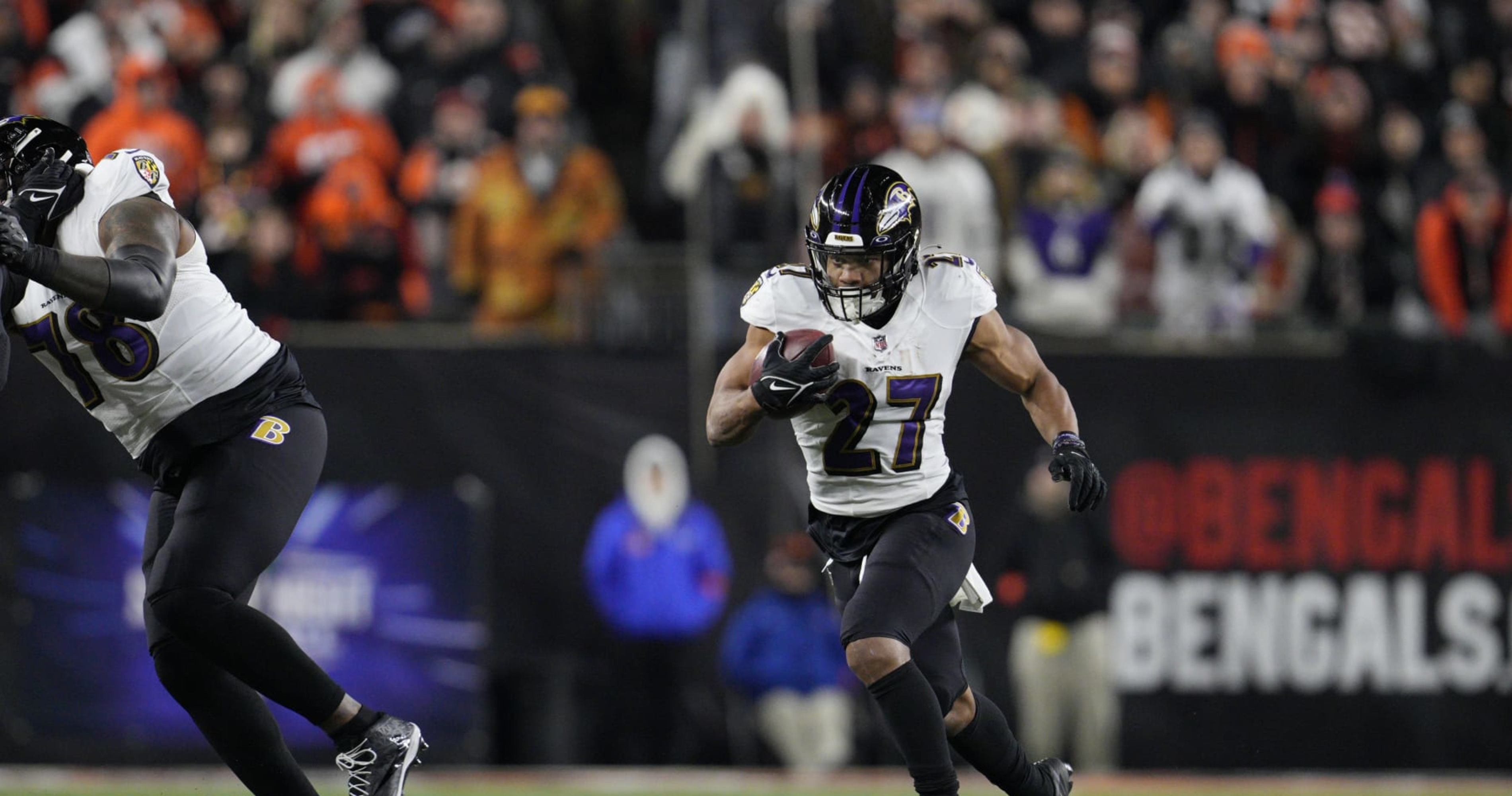 Ravens RB J.K. Dobbins Won't Play vs. Bengals on Sunday, per Report