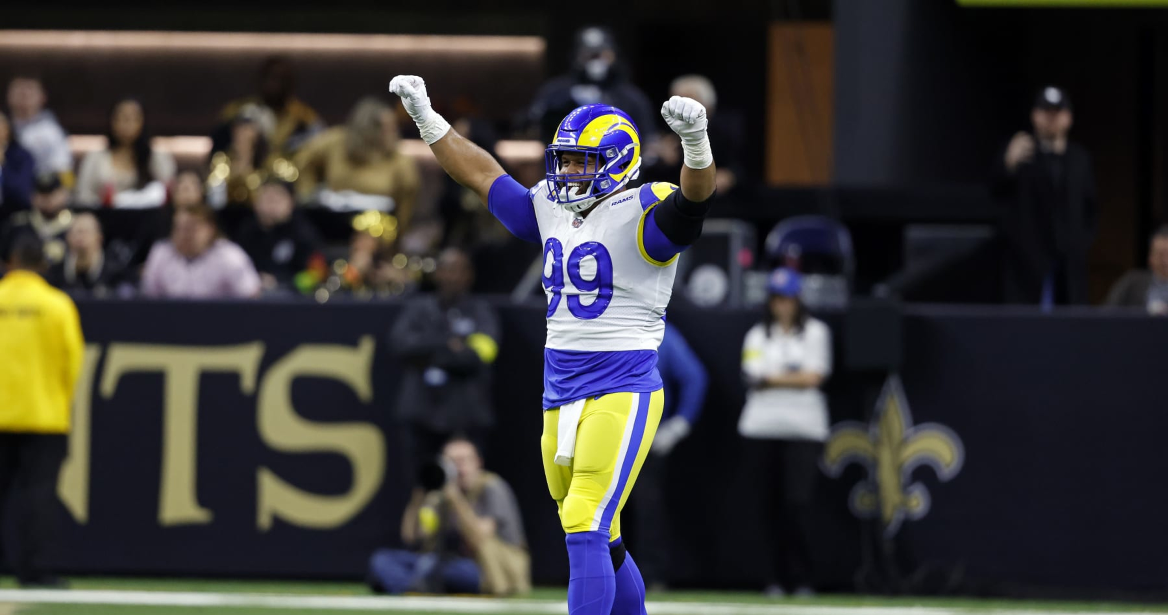 Rams' Aaron Donald Retires After 10 NFL Seasons; Won Super Bowl 56, 3 ...