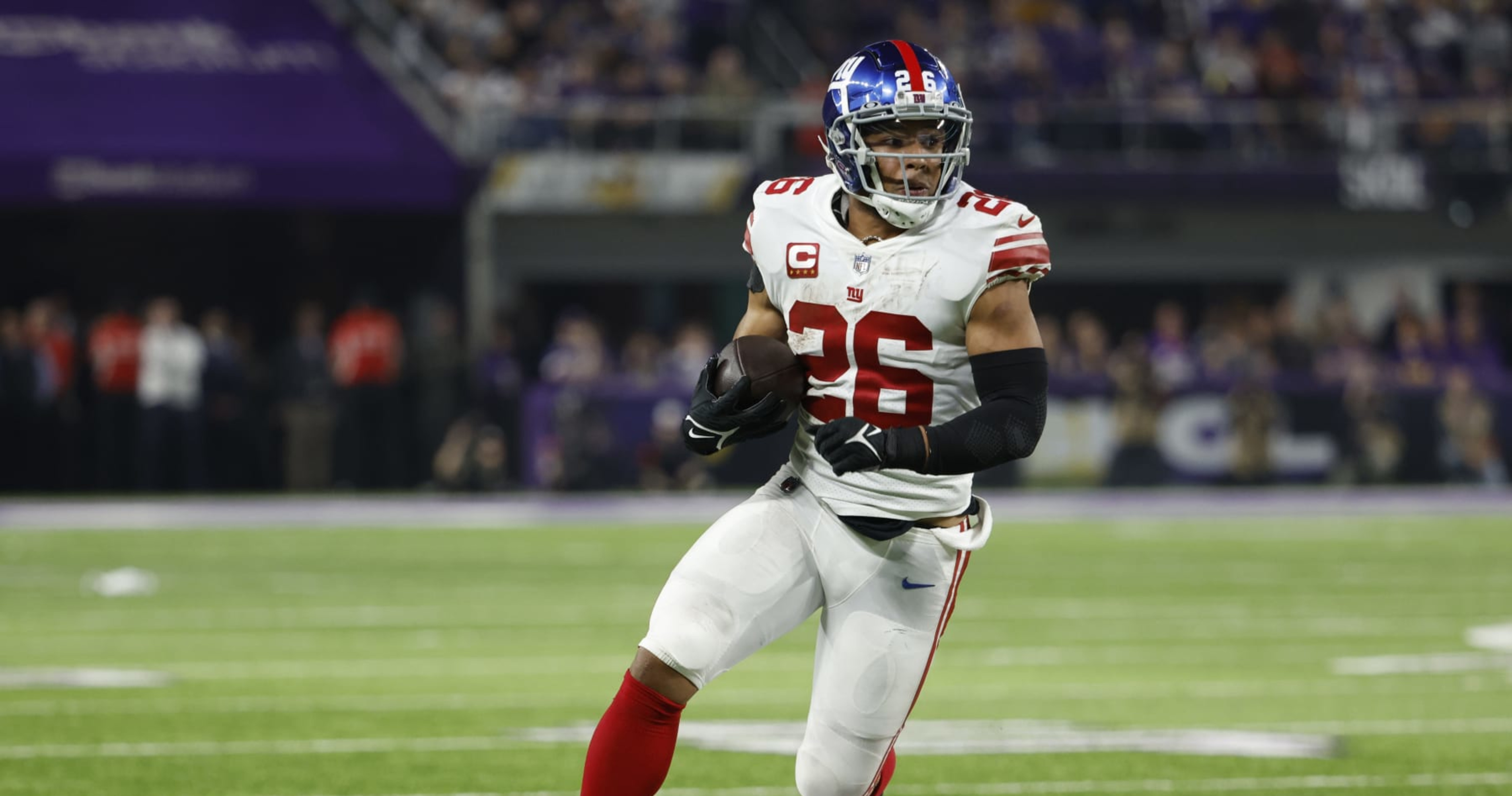 Saquon Barkley Rumors Giants RB Seeking Christian McCaffreyLike