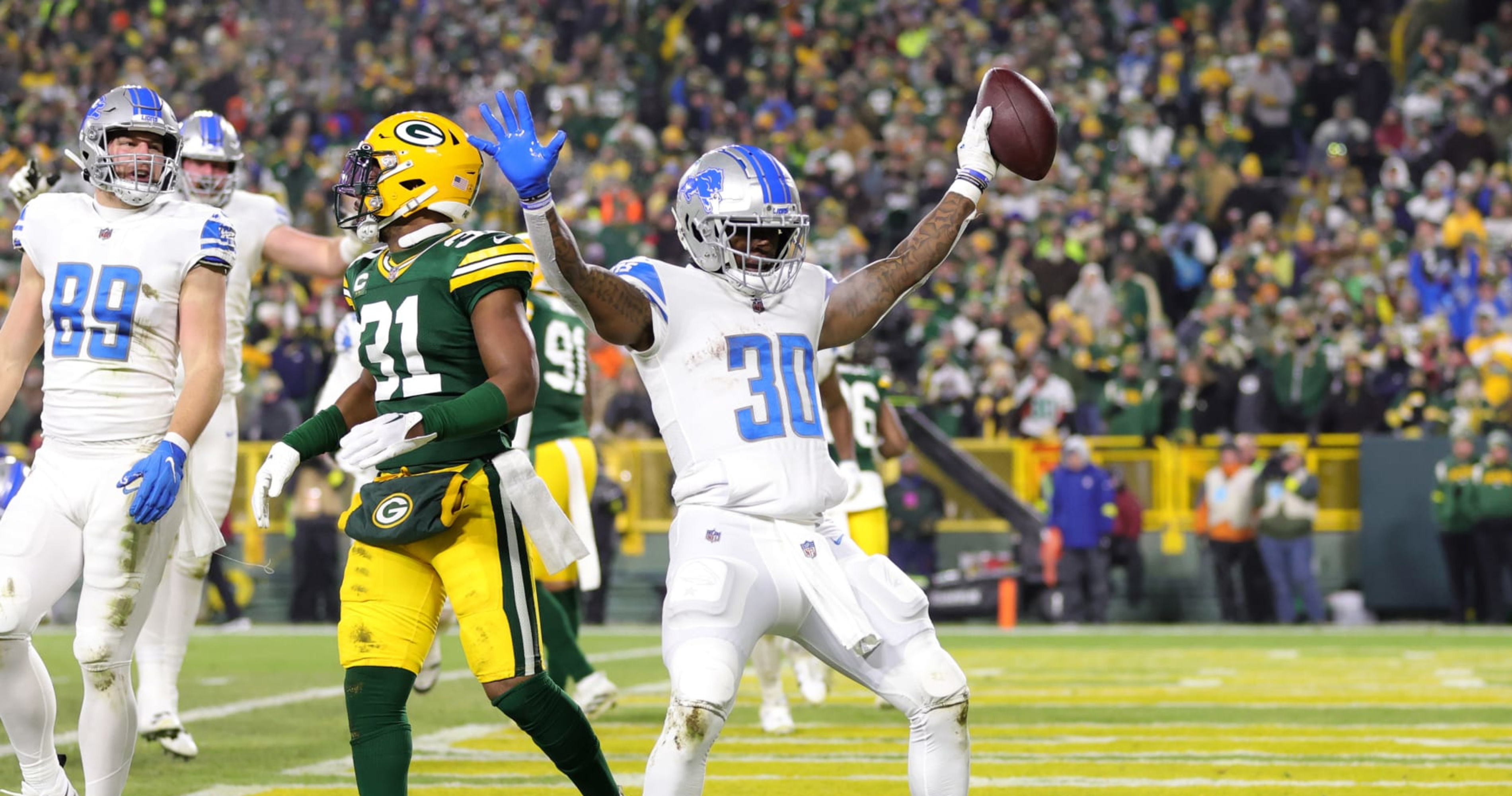 Jamaal Williams: my touchdown dance was different than 'Key and Peele'