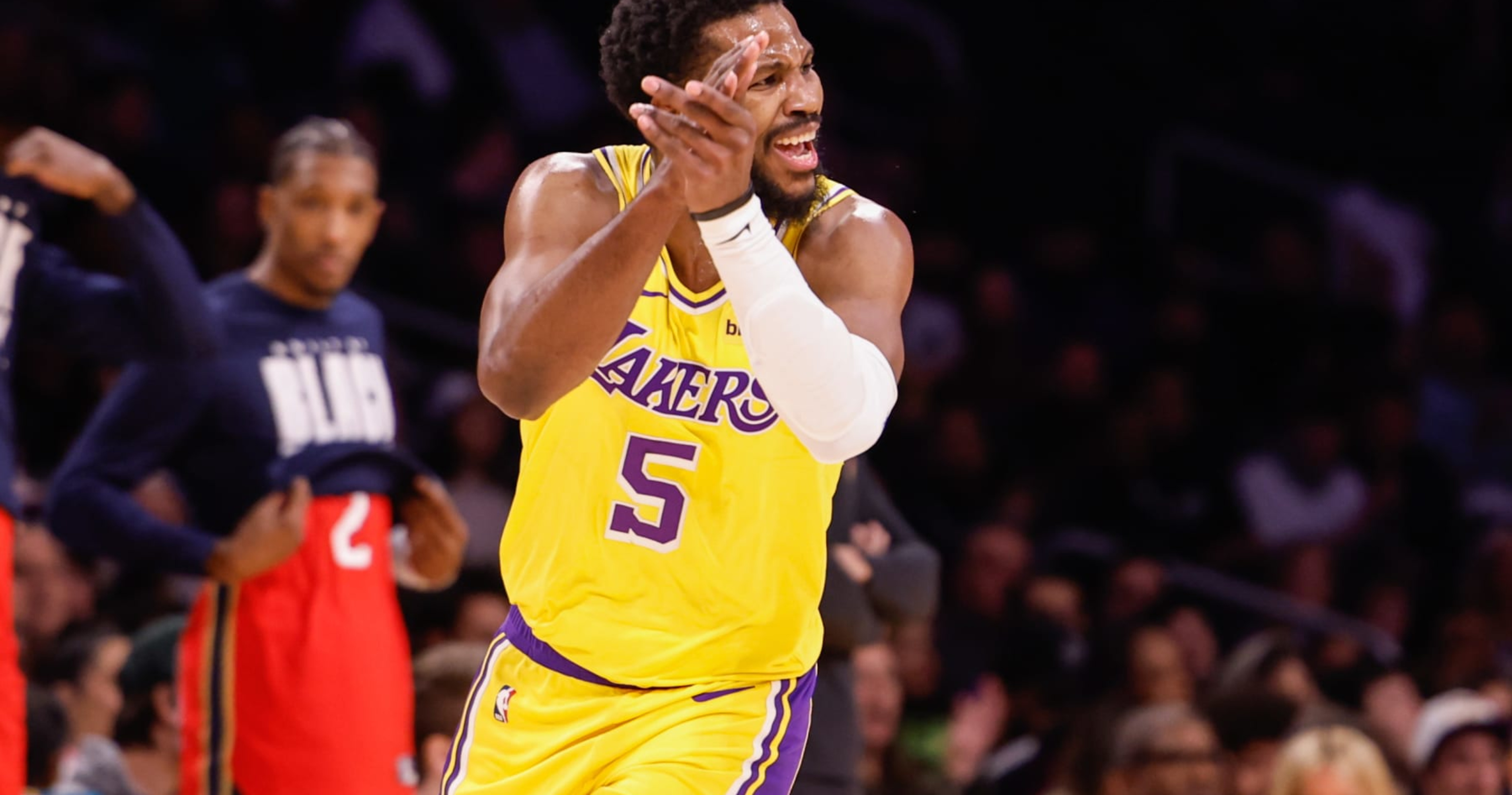 Malik Beasley's 7 Threes Wow Fans, Draw Memes as LeBron James, Lakers