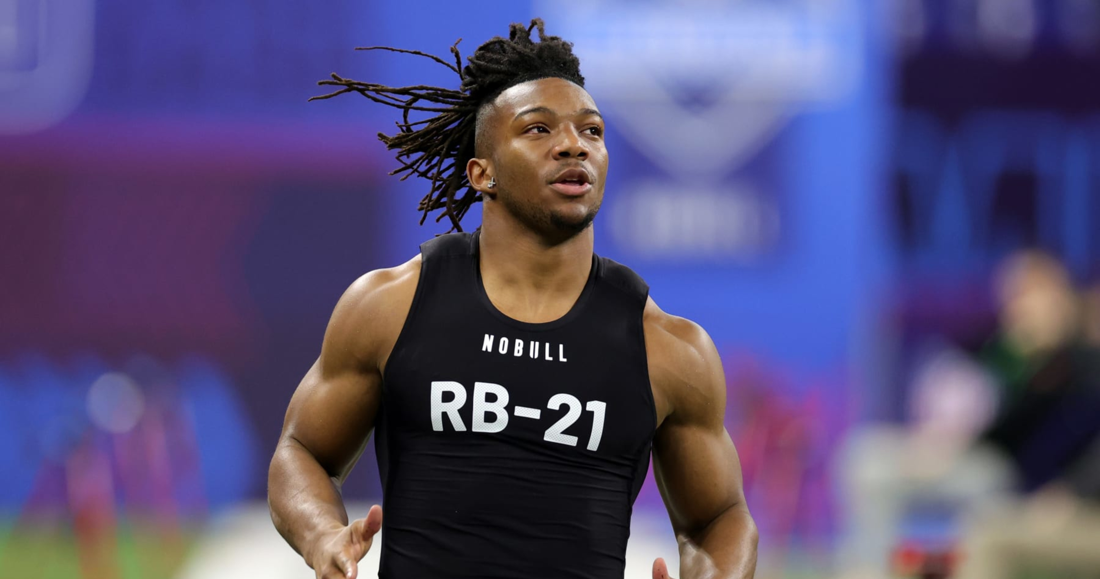 Bijan Robinson at 2023 NFL Combine: Measurements, Highlights and ...