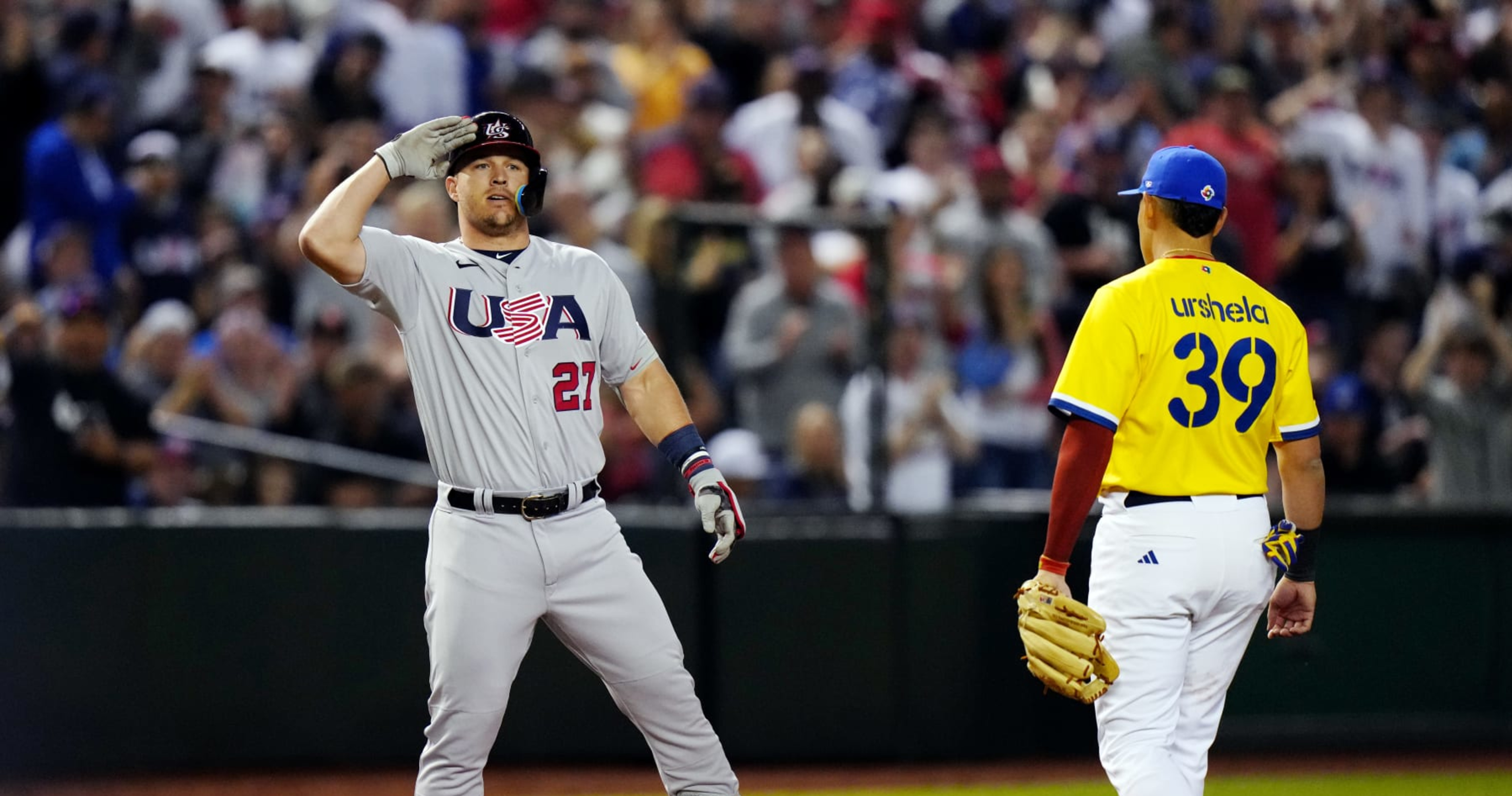 Mike Trout's Clutch Hitting Wows Twitter as USA Advances in WBC