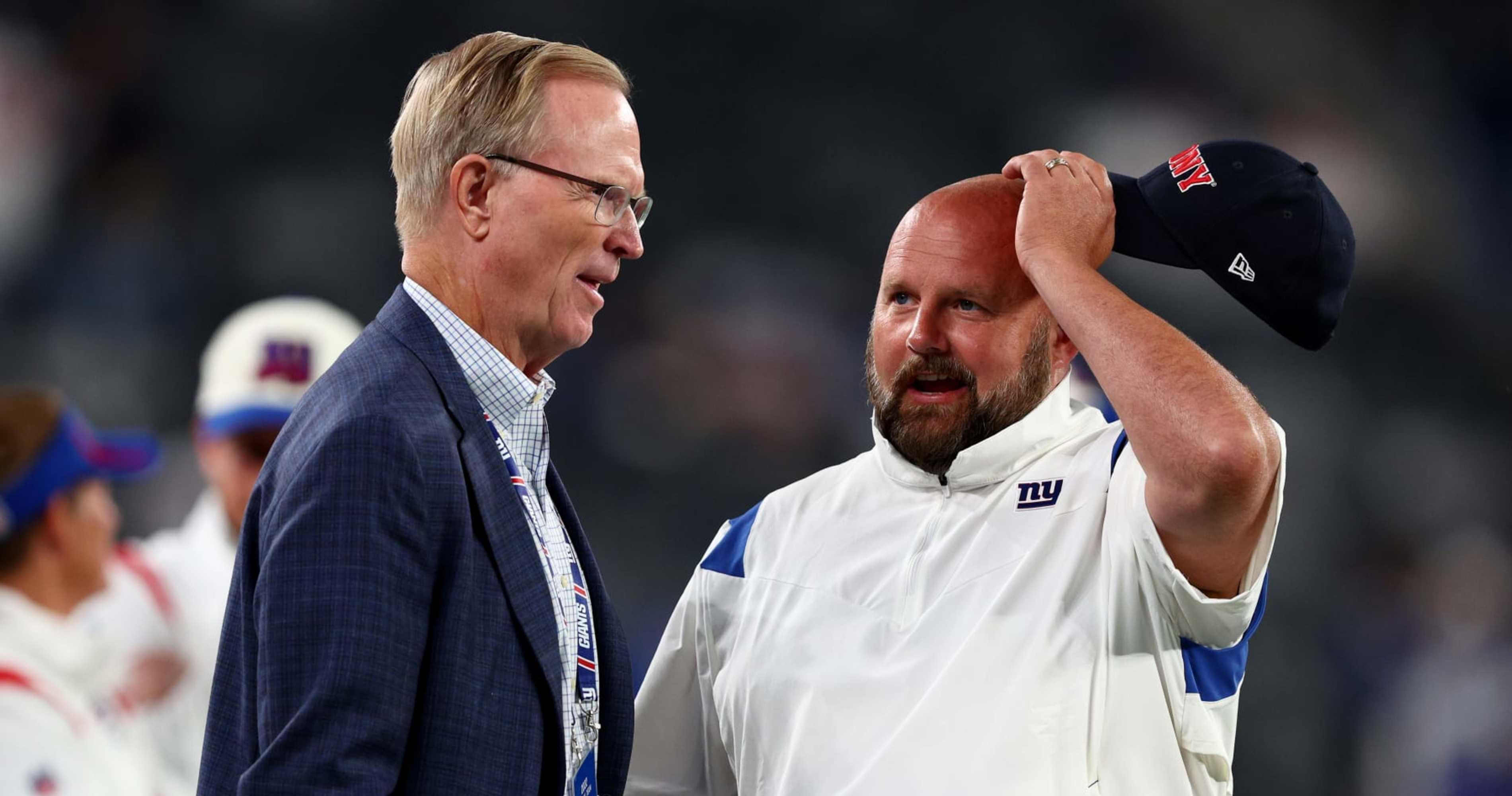 Brian Daboll New York Giants head coach during training camp at the News  Photo - Getty Images