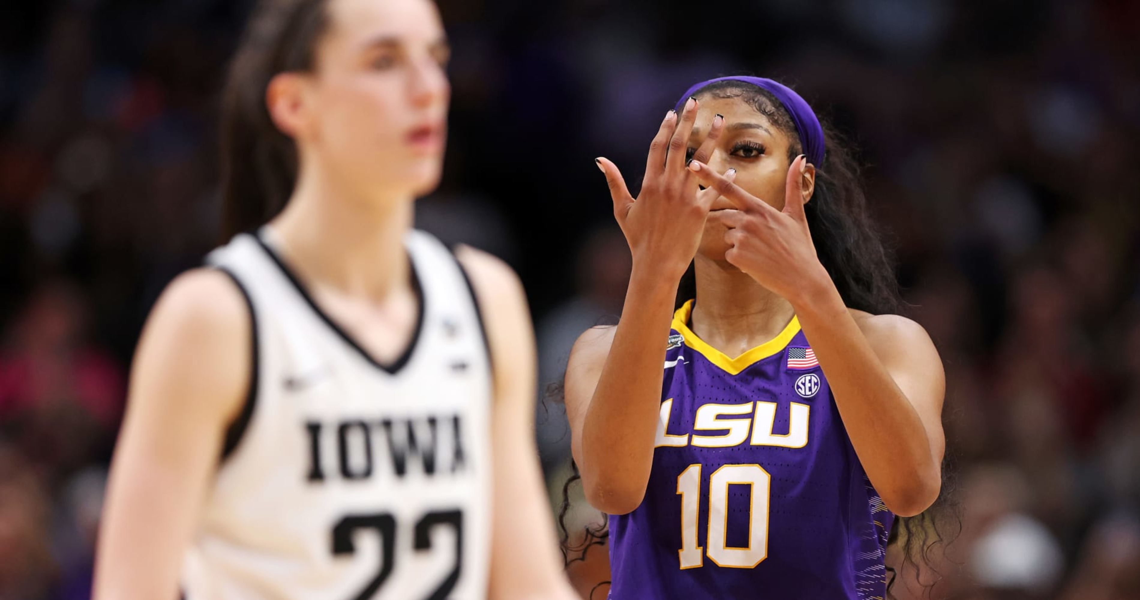 Caitlin Clark: Angel Reese 'Should Never Be Criticized' for Gestures During  LSU's Win | News, Scores, Highlights, Stats, and Rumors | Bleacher Report