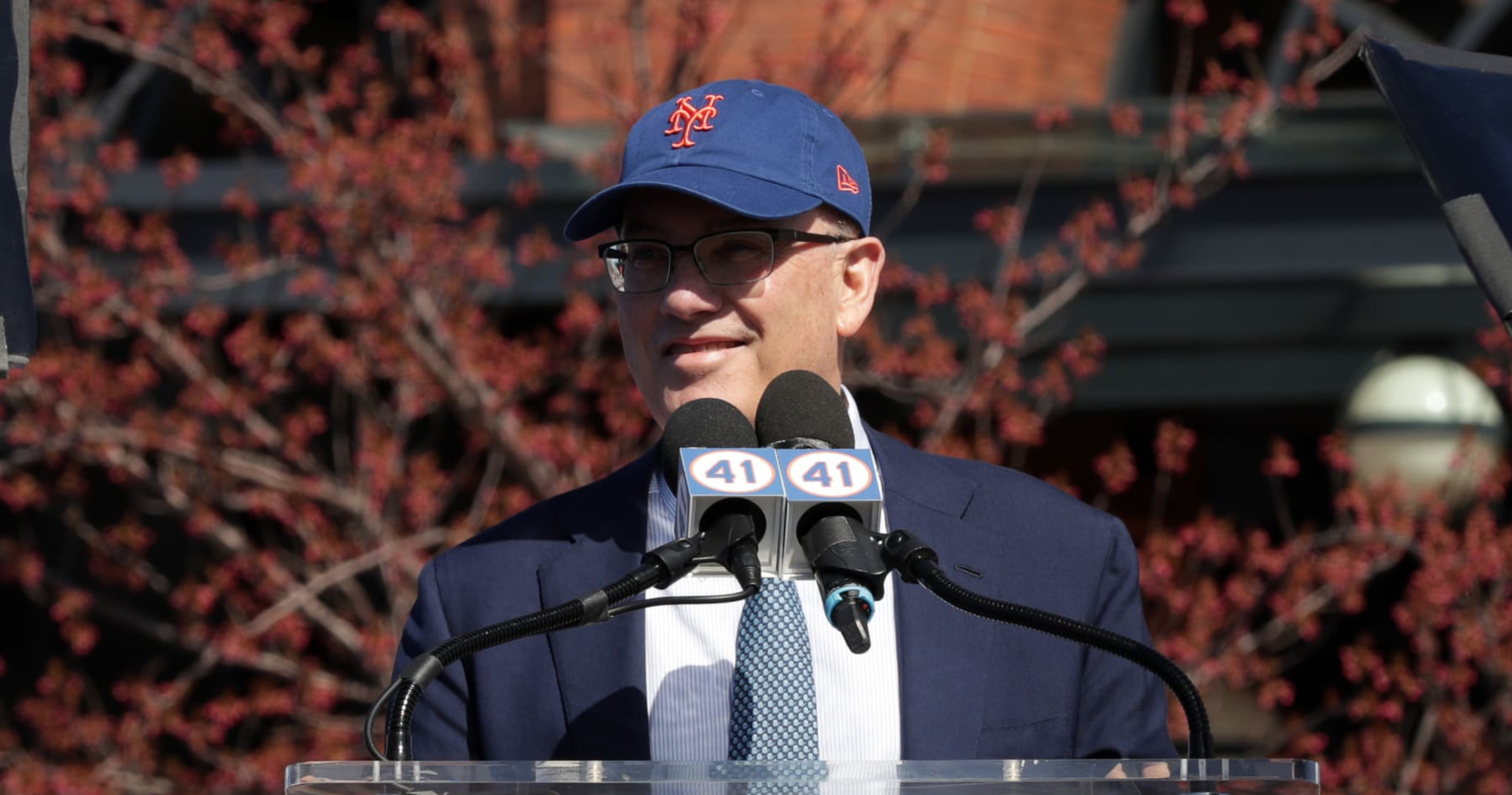 Front Office Sports on X: Steve Cohen says the Mets already have an  agreement in place to alter the team's new jersey patch for New York-Presbyterian.  “They're Phillie colors it should be