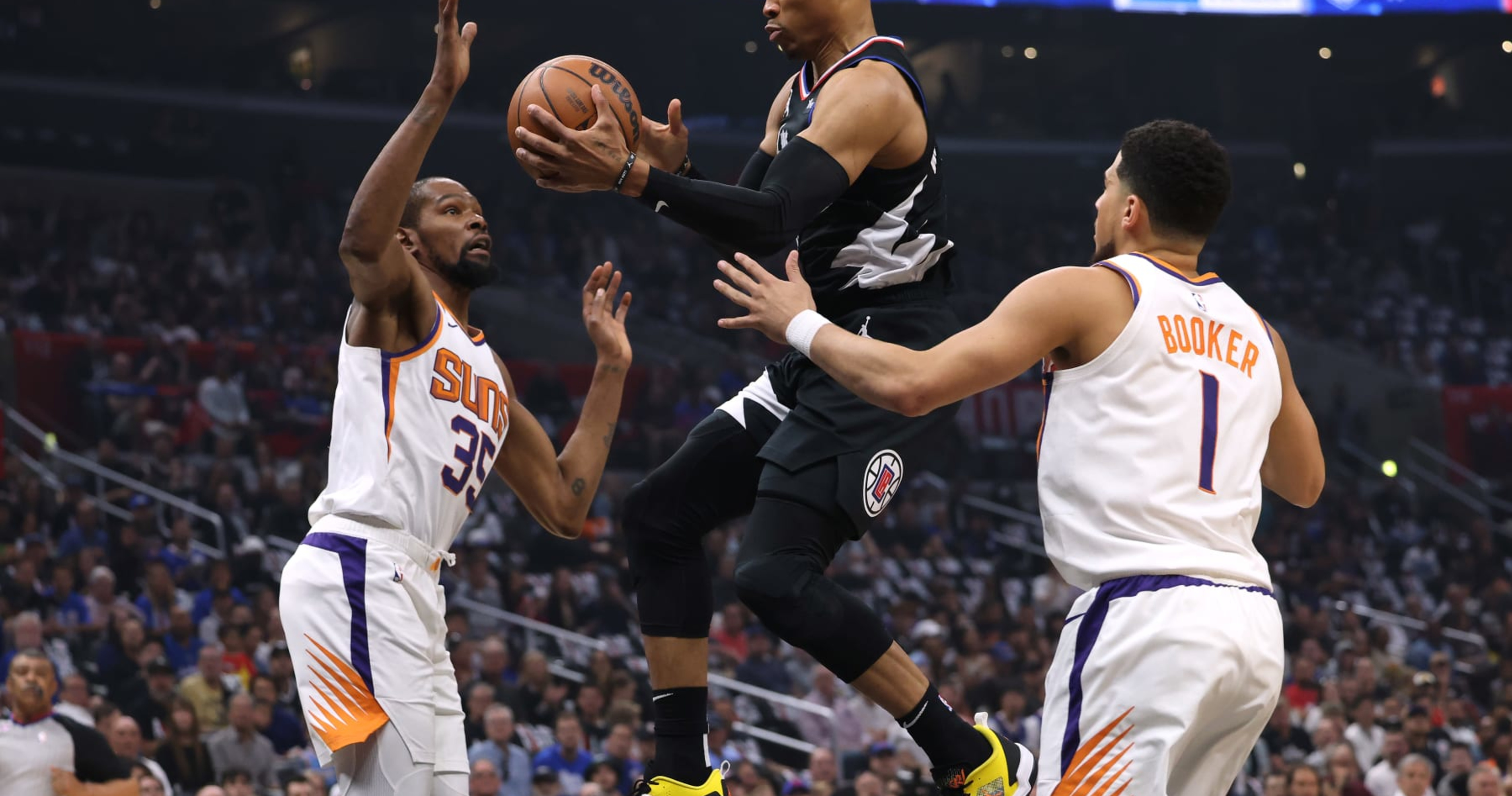 Russell Westbrook-Kevin Durant Duel Dazzles Fans as Suns Win Game 4 vs.  Clippers | Flipboard