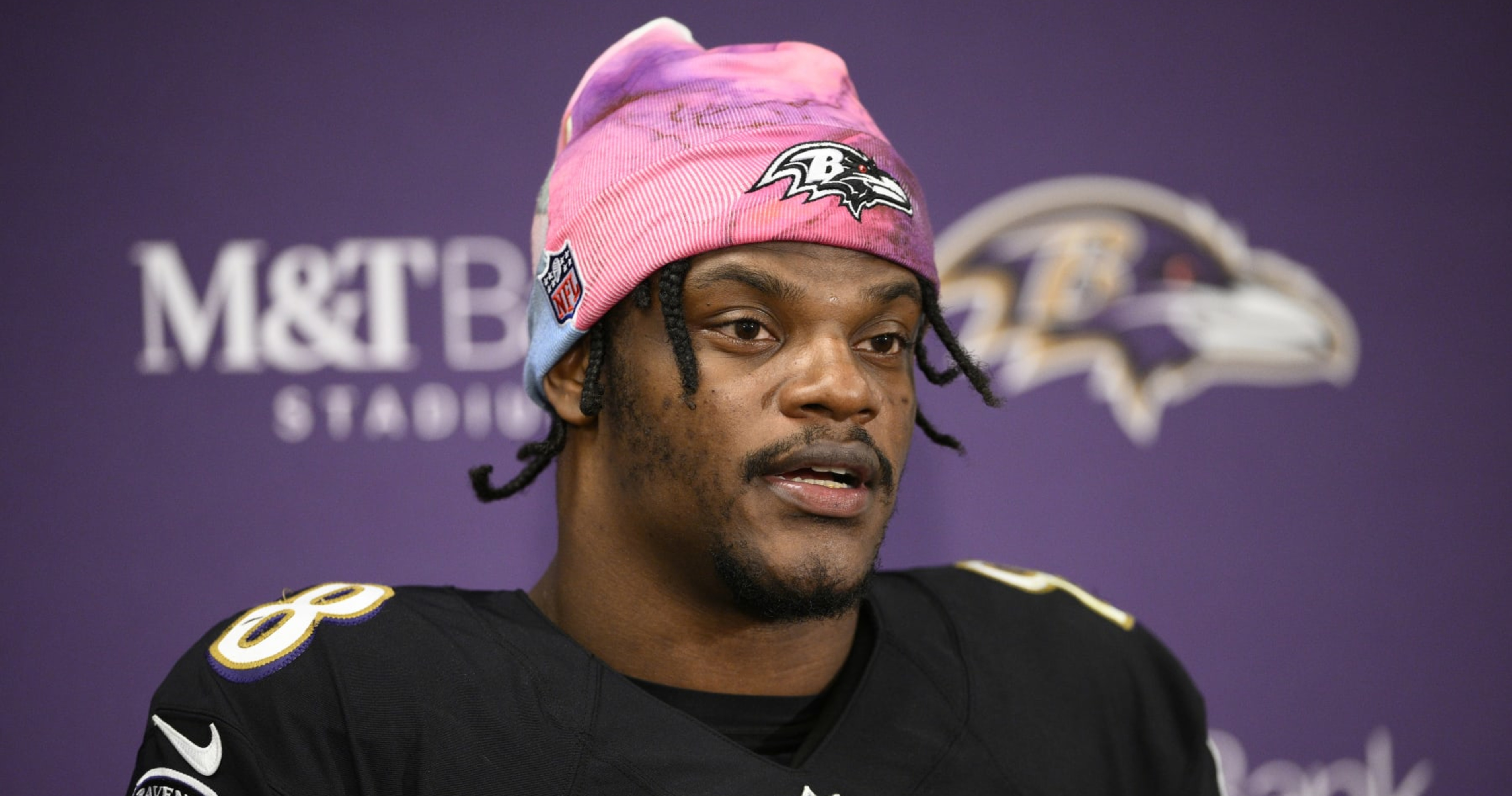 Lamar Jackson Likes Tweet Showing QB in Dolphins Uniform amid Ravens  Contract Talks, News, Scores, Highlights, Stats, and Rumors