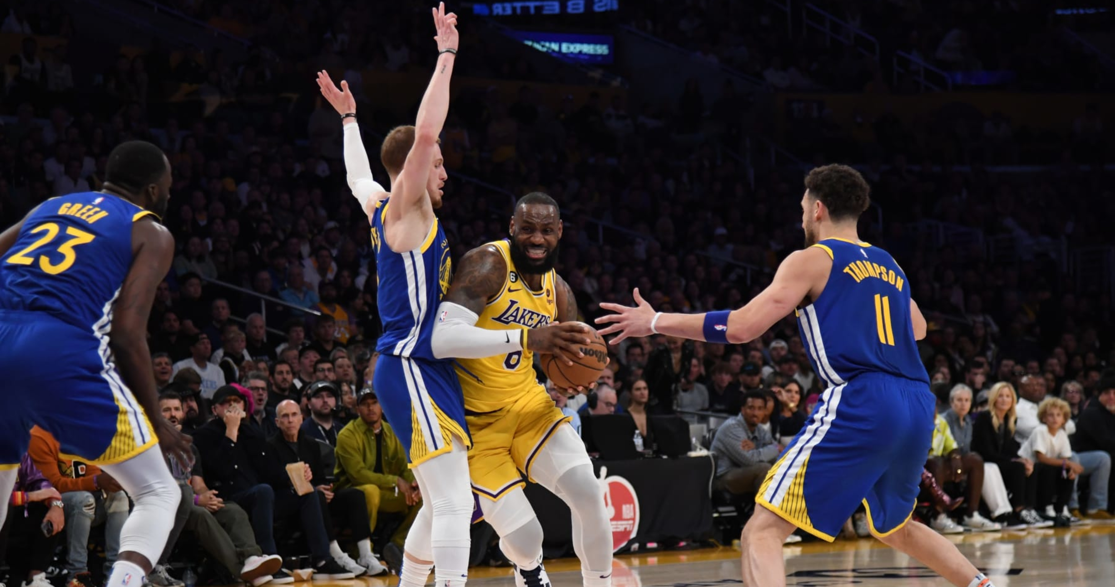 LAKERS WIN Game 1!!! 🍾 The showdown of LeBron James vs. Steph Curry came  down to a nailbiter, but the Lakers came out with the victory at …