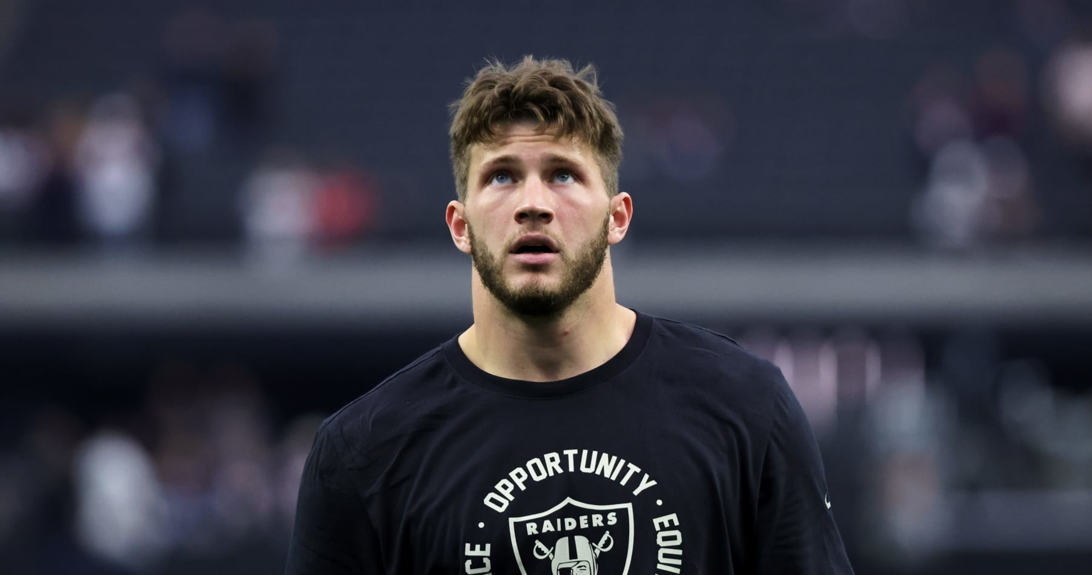 Saints reuniting TE Foster Moreau with Derek Carr weeks after cancer  diagnosis