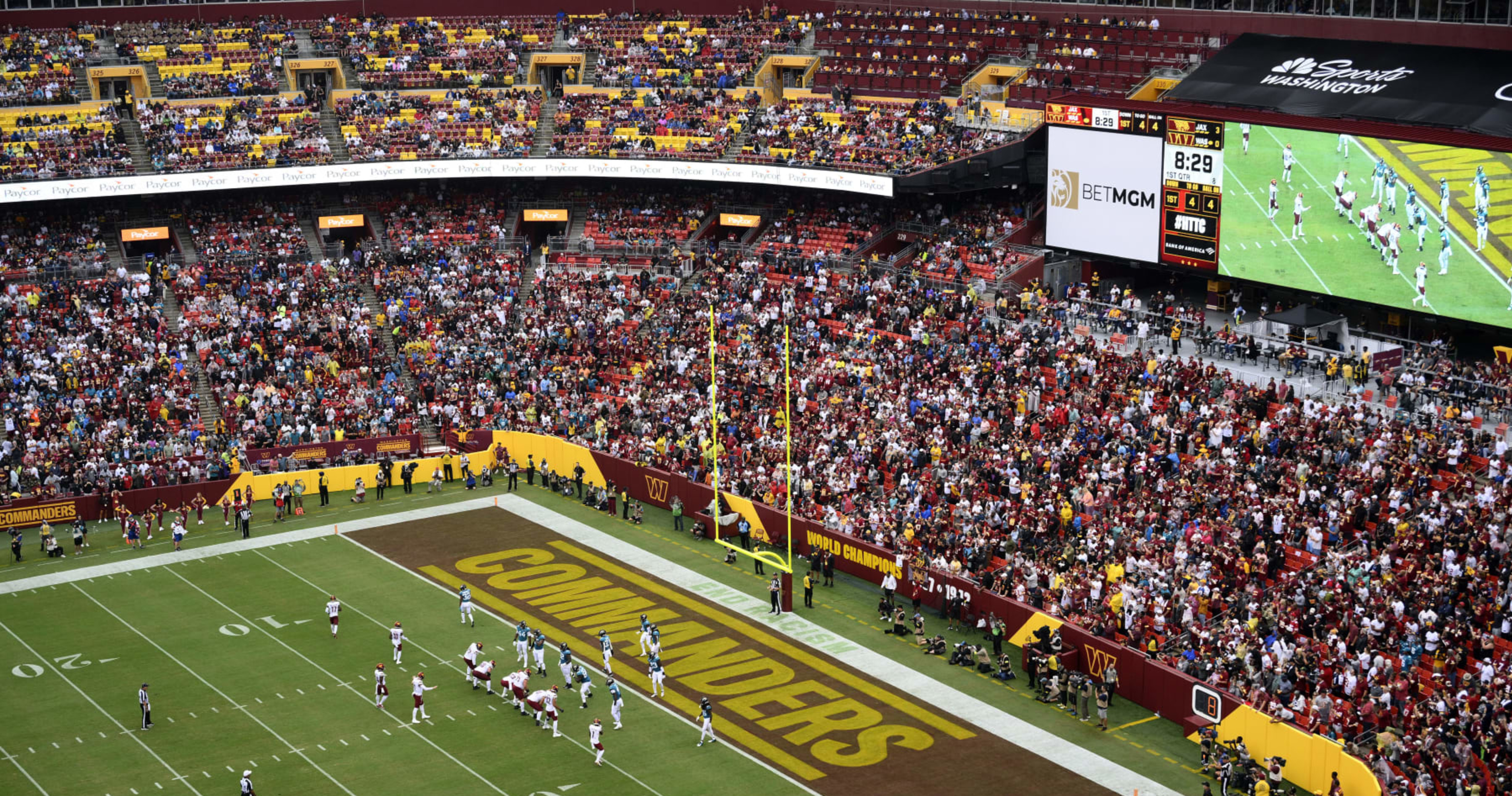 FedEx Field allowed to fill 10% capacity during Washington Football Team  games