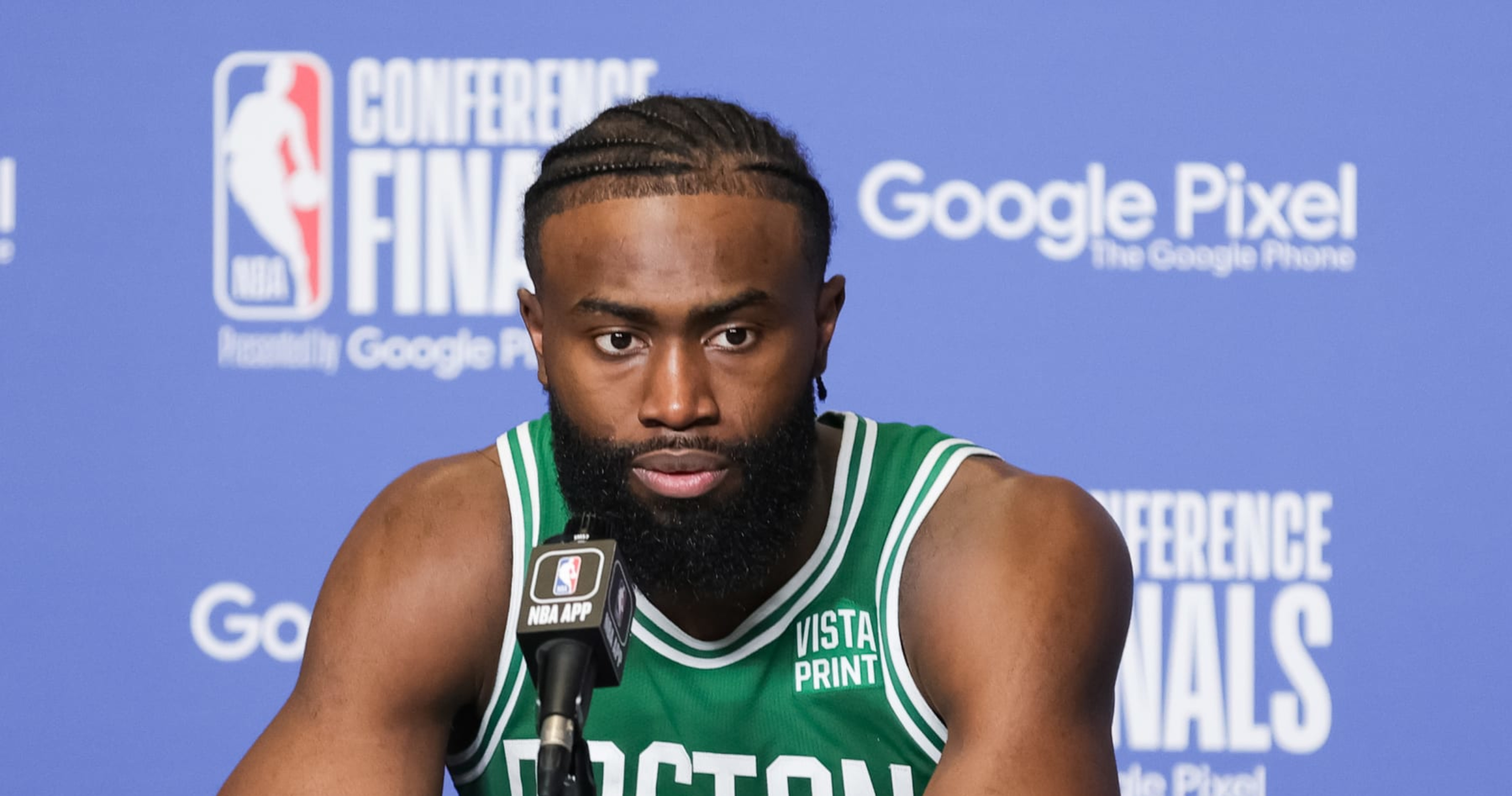 Brad Stevens offered an 'optimistic' update on Jaylen Brown