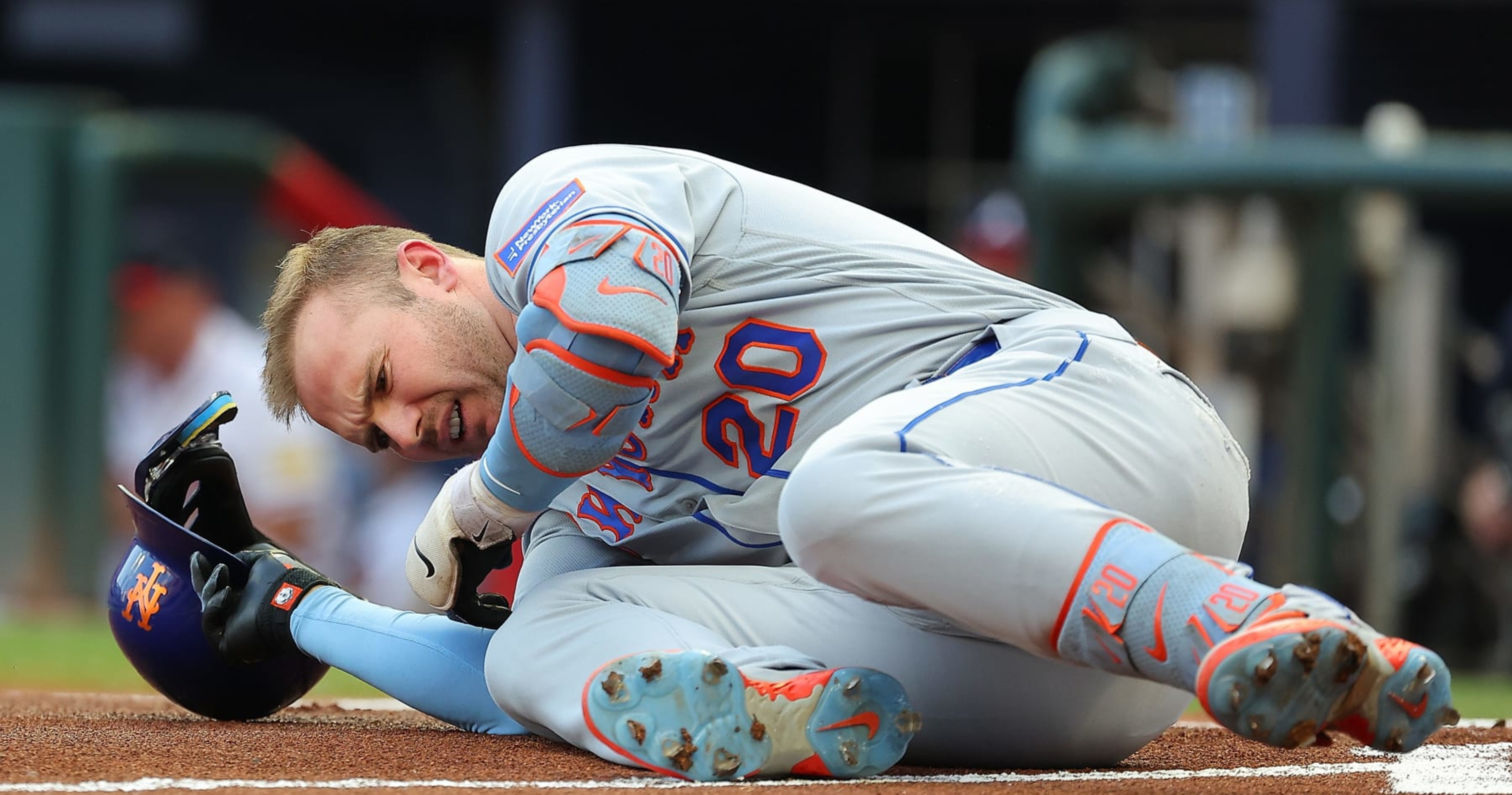 Mets provide Pete Alonso update after HBP