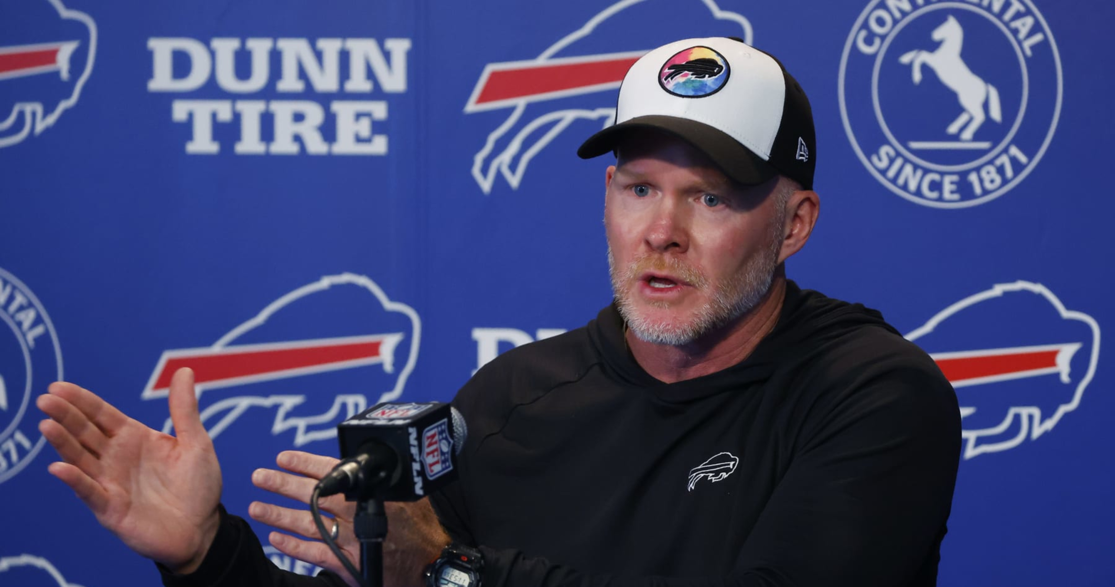 Diggs returns to practice with Bills coach McDermott saying