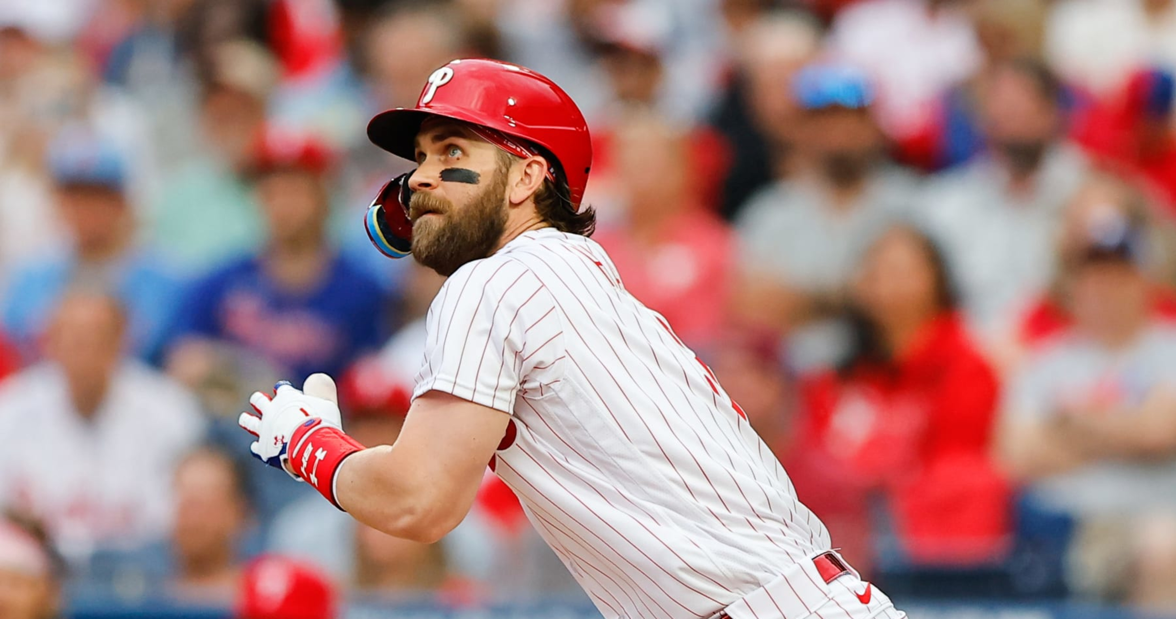 Bryce Harper bleeds Red October.