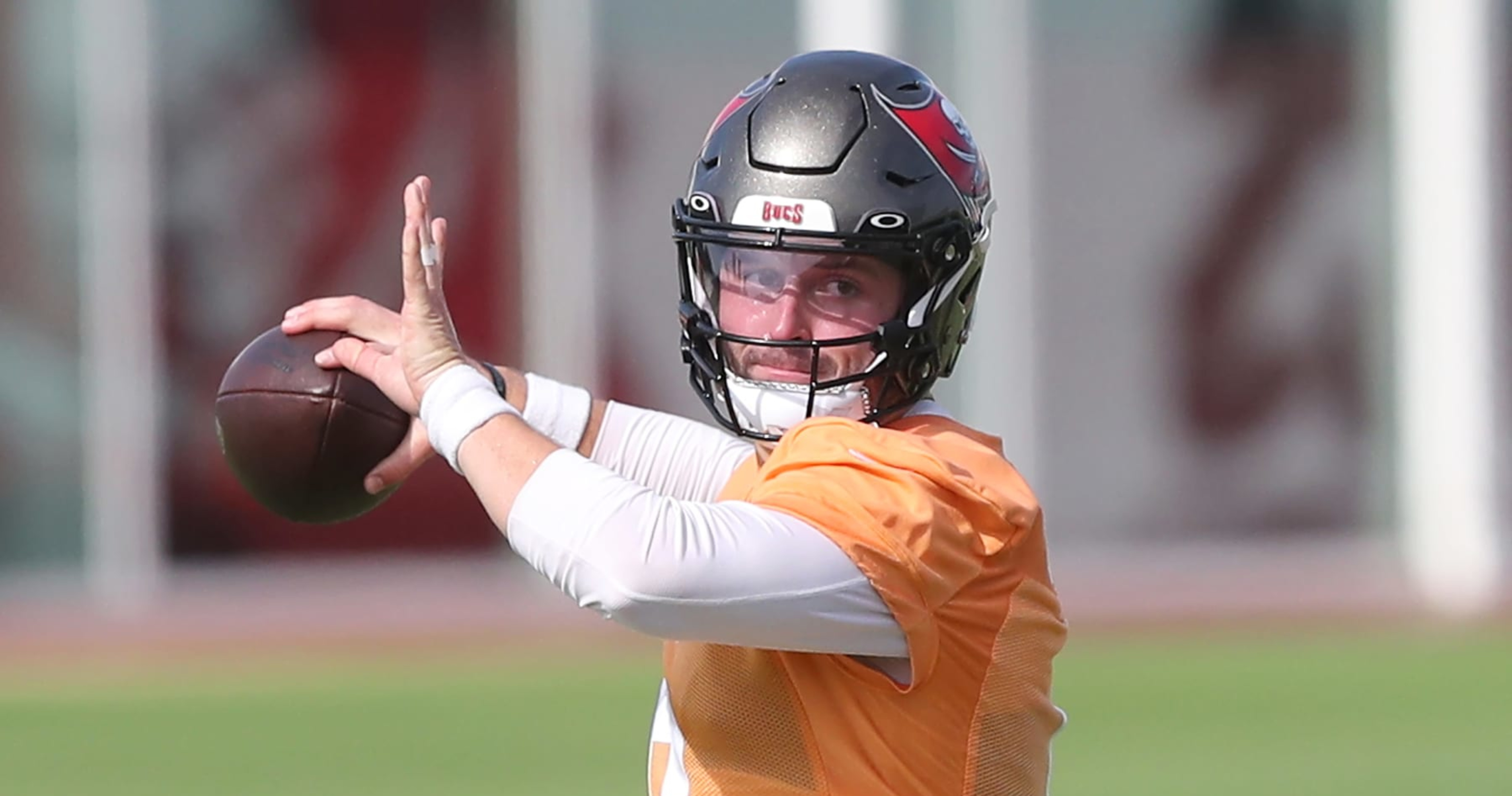 matt on X: How would you feel about Baker Mayfield being the Bucs next QB?  Jersey swap 