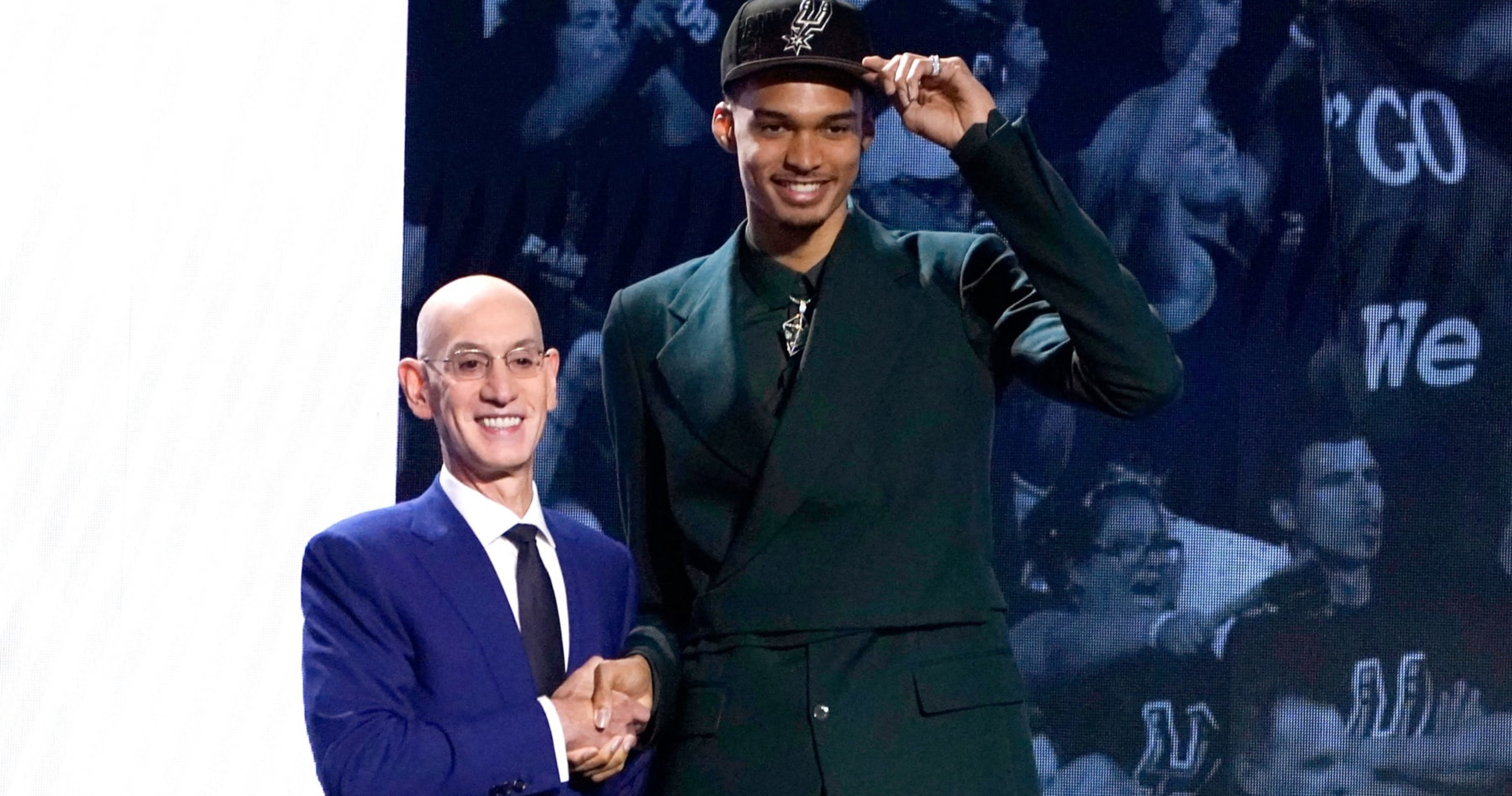 Bleacher Report on X: SPURS WIN THE NO. 1 PICK IN THE 2023 NBA DRAFT WEMBY  SZN 