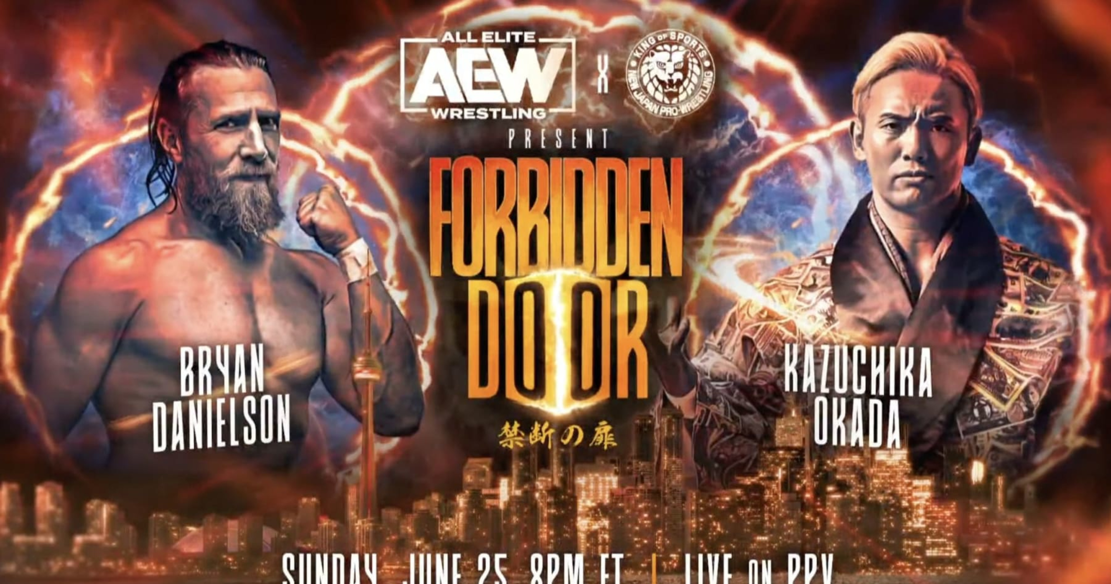 Breaking Boundaries: A Preview of AEW x NJPW Forbidden Door 2023 in Toronto, Canada
