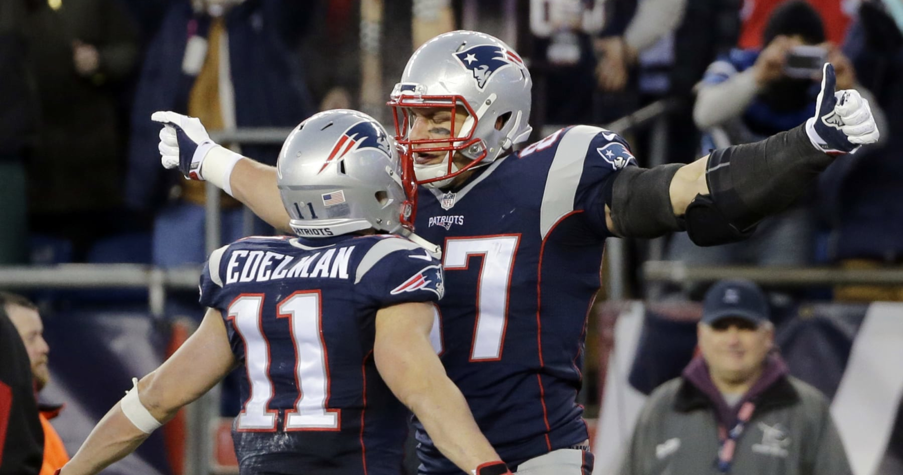 WCVB-TV Boston on X: It's official: #Patriots fan favorite Julian Edelman  is retiring from #football. The 7th-round draft pick made the transition  from college QB to a 3-time Super Bowl champion wide