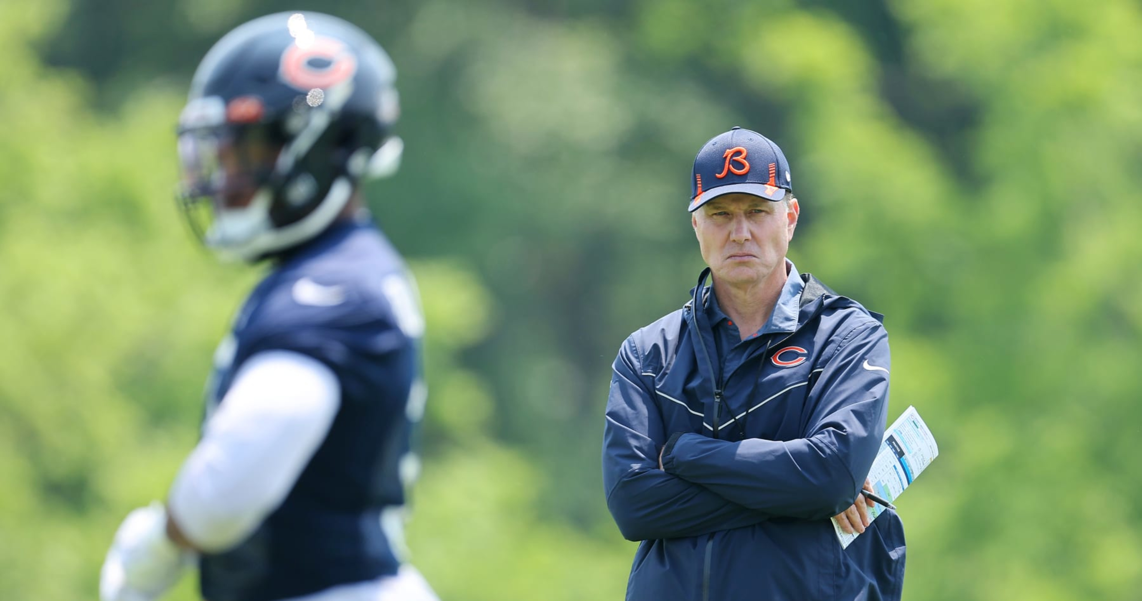 Chicago Bears 'B' Franchise Fitted Hat