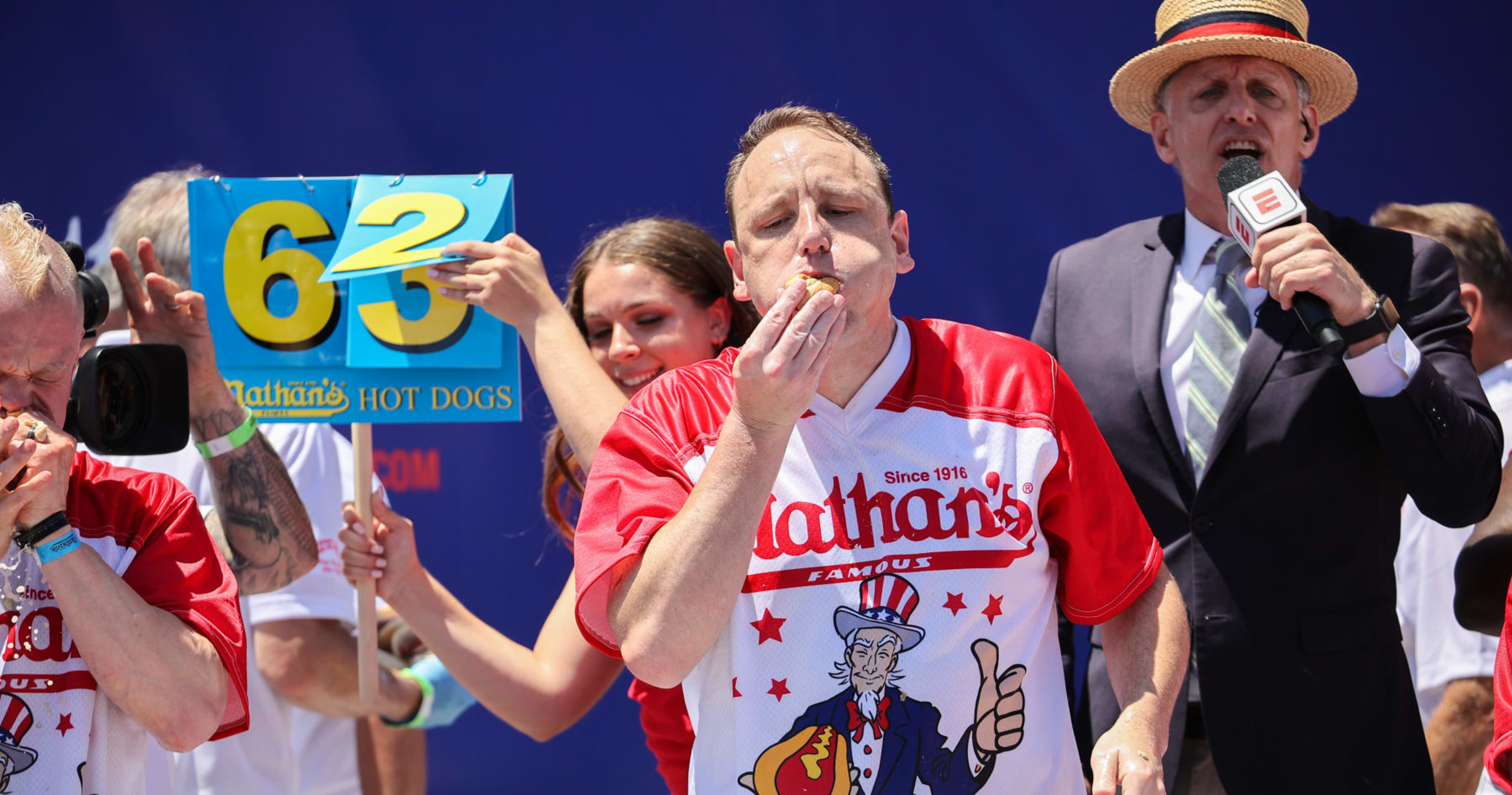 Nathan's Hot Dog Eating Contest 2023 Men, Women's AllTime Results and