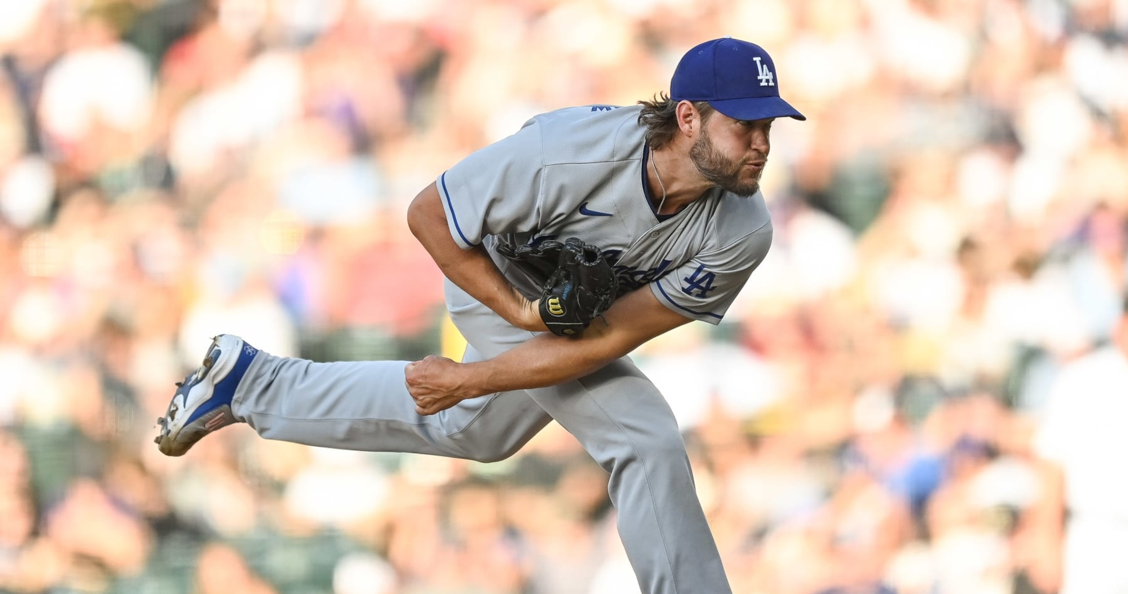 Dodgers pitcher Clayton Kershaw says sore left shoulder will
