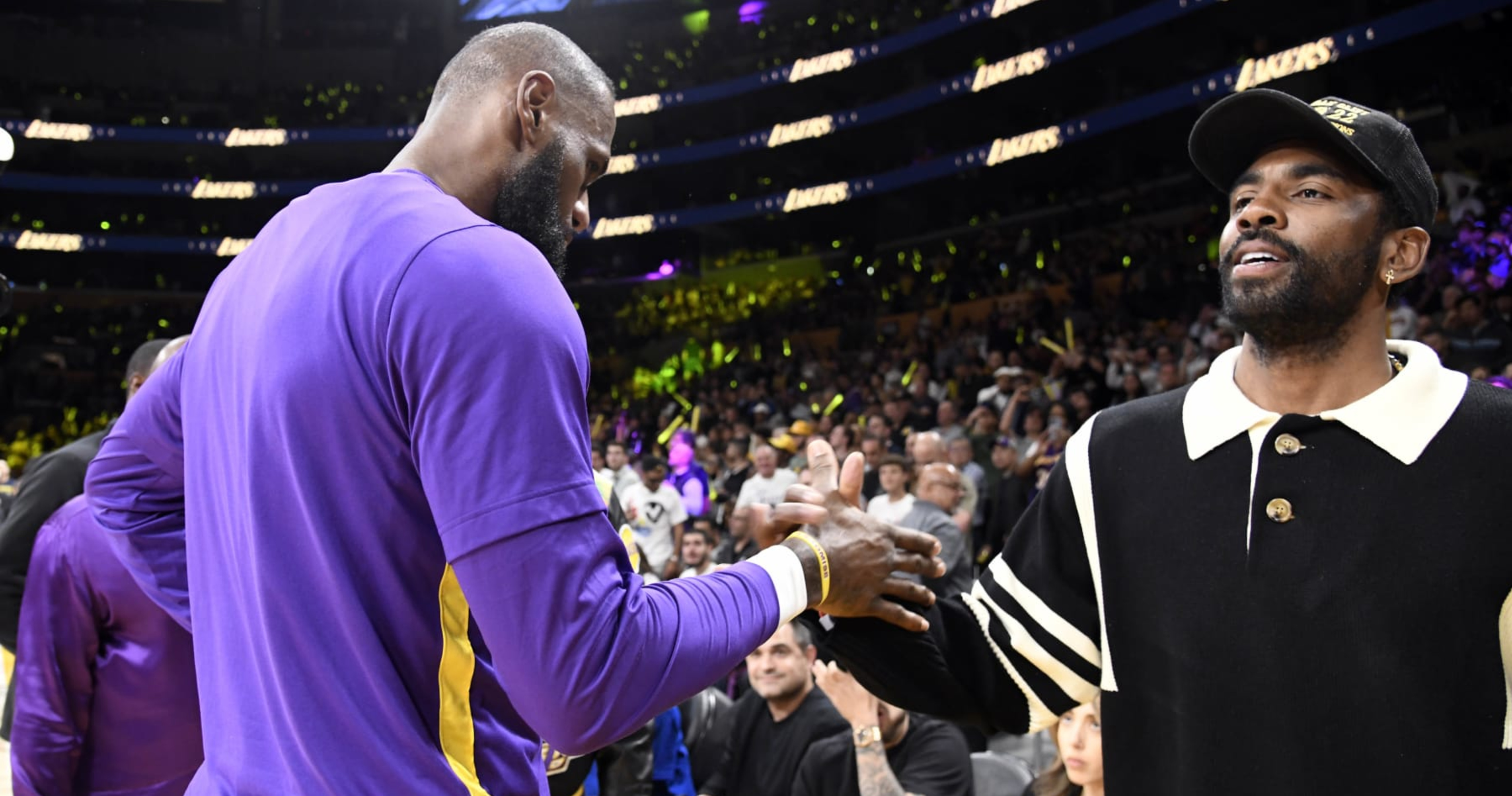 Nets' Kyrie Irving praises LeBron James after win over Lakers