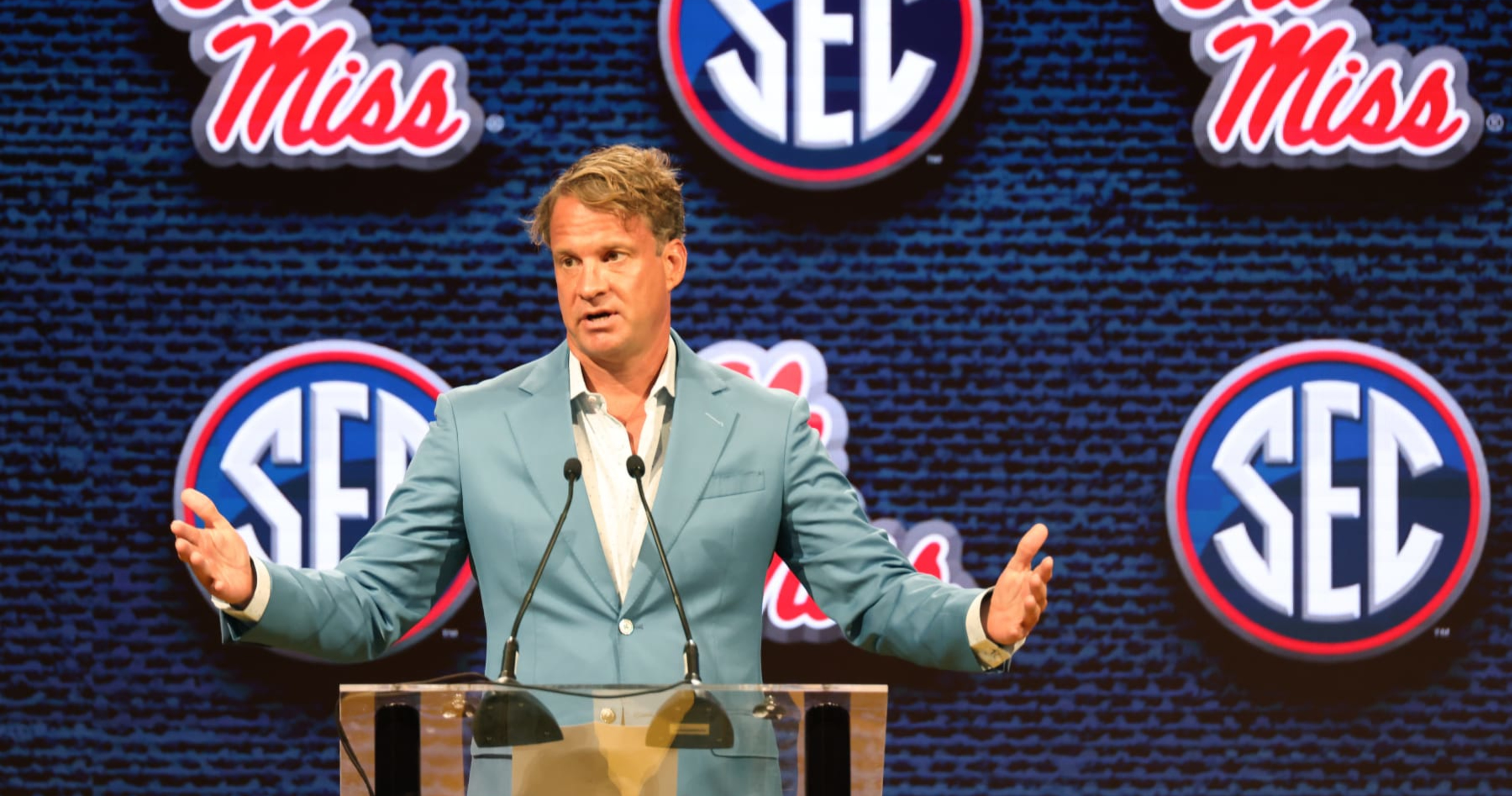 Ole Miss Lane Kiffin Sec A Super Conference Compares To Nfl With