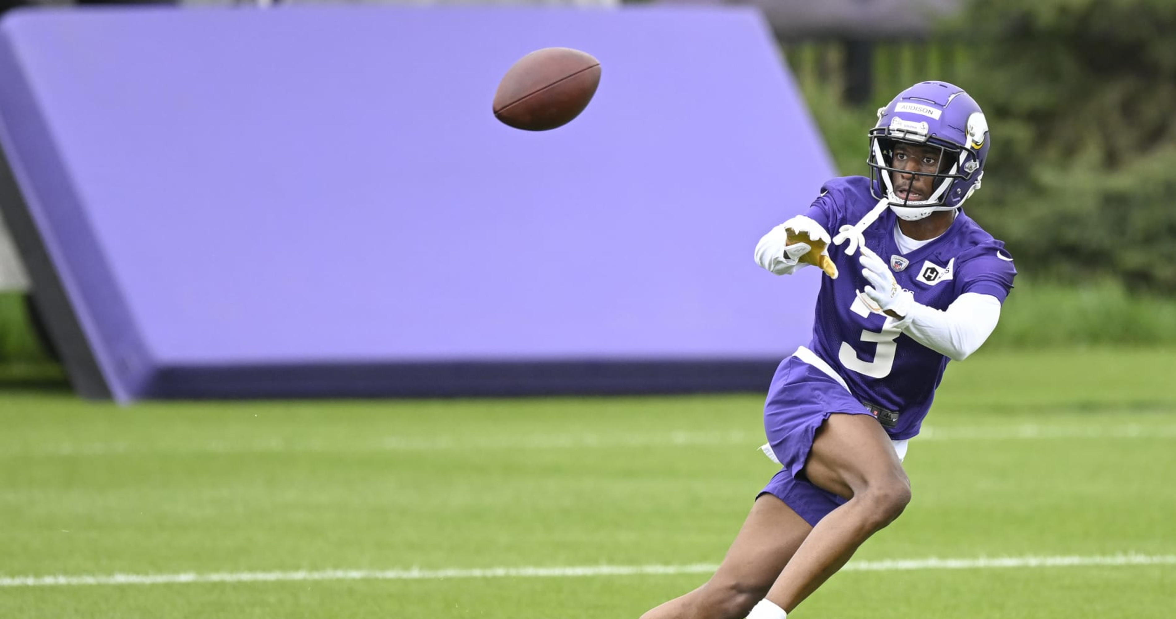 Vikings' Jordan Addison Shines At Training Camp