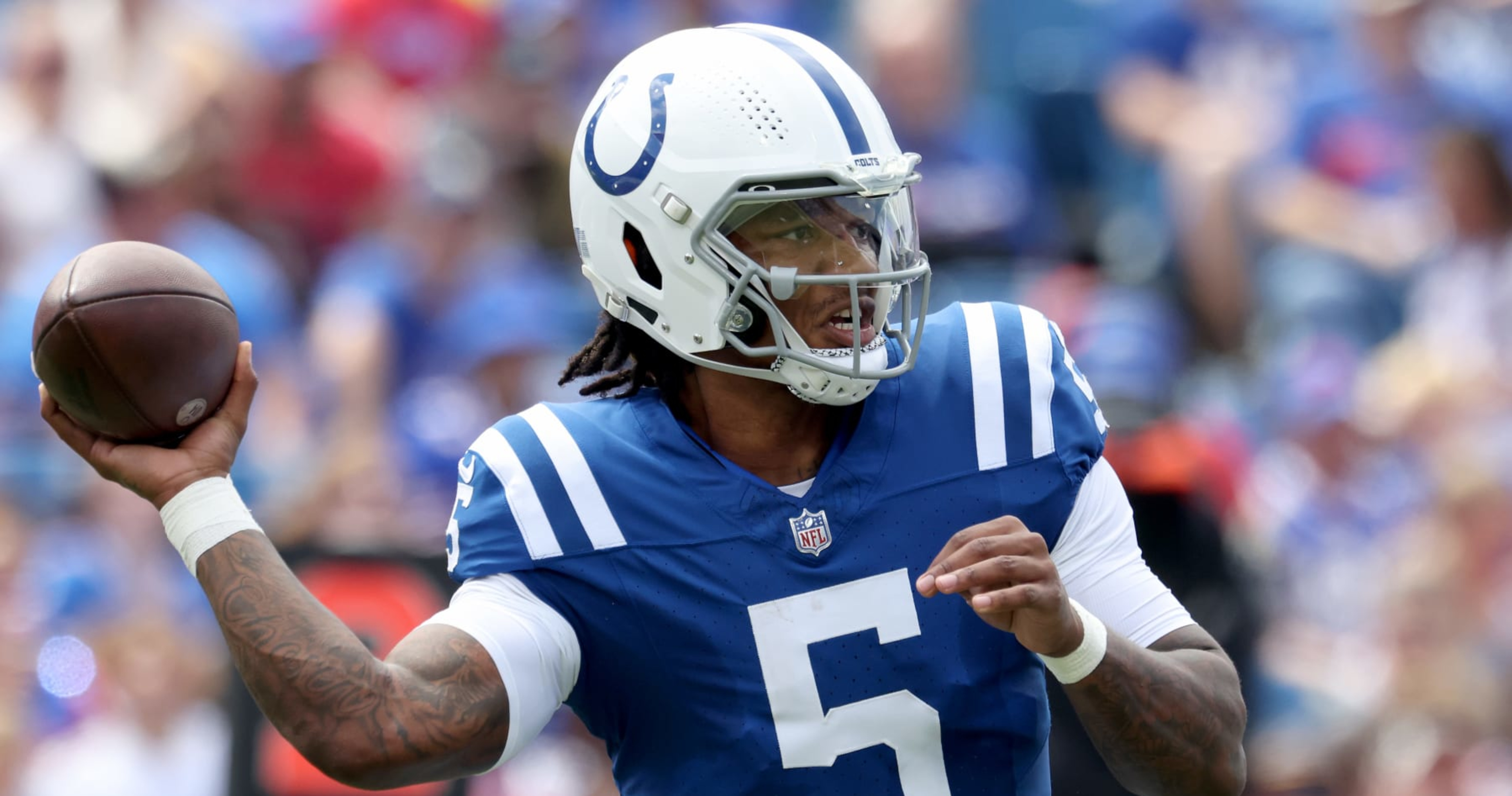 Colts' QB Anthony Richardson, coach Shane Steichen in preseason