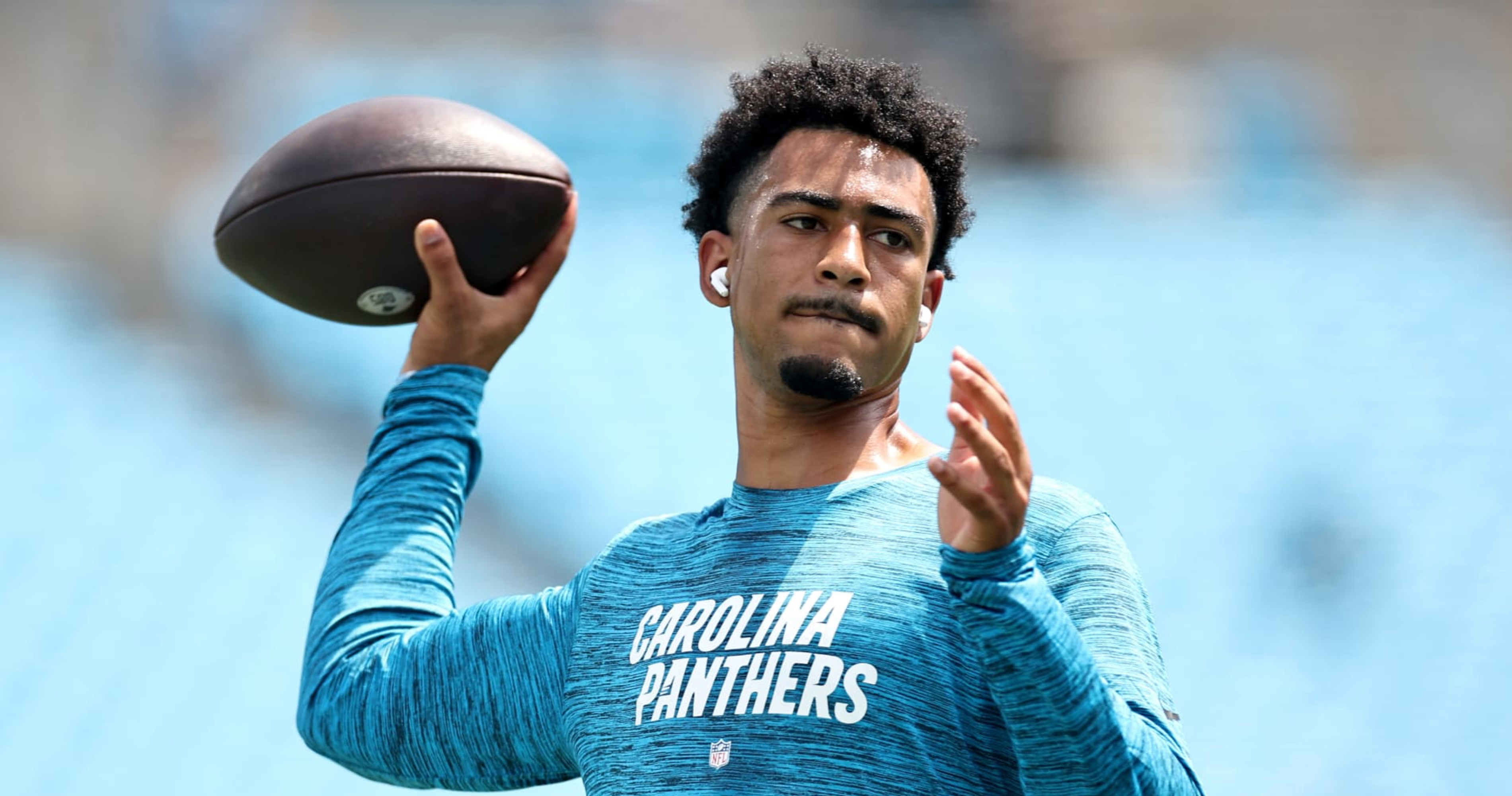 Bryce Young slings it in Panthers OTAs