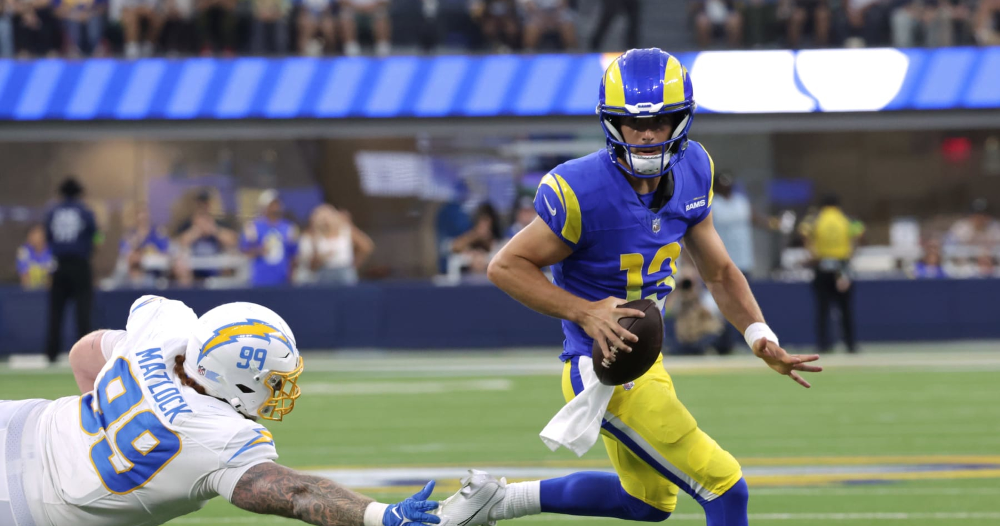 Stetson Bennett Praised by Rams HC Sean McVay After Preseason Debut vs.  Chargers, News, Scores, Highlights, Stats, and Rumors