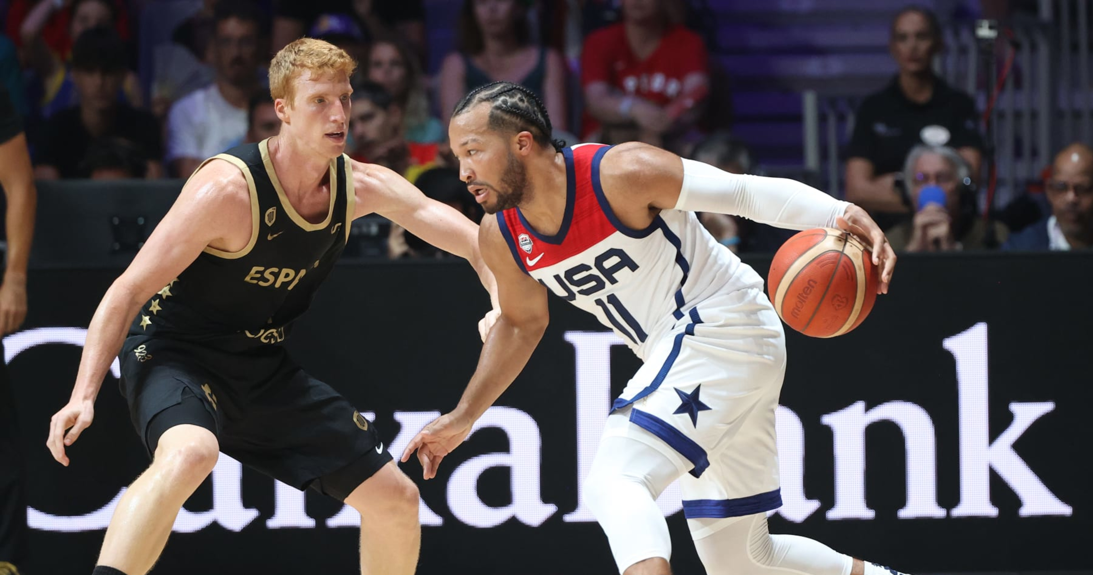 Jalen Brunson, Team USA Defeat Spain at Showcase Ahead of 2023 FIBA