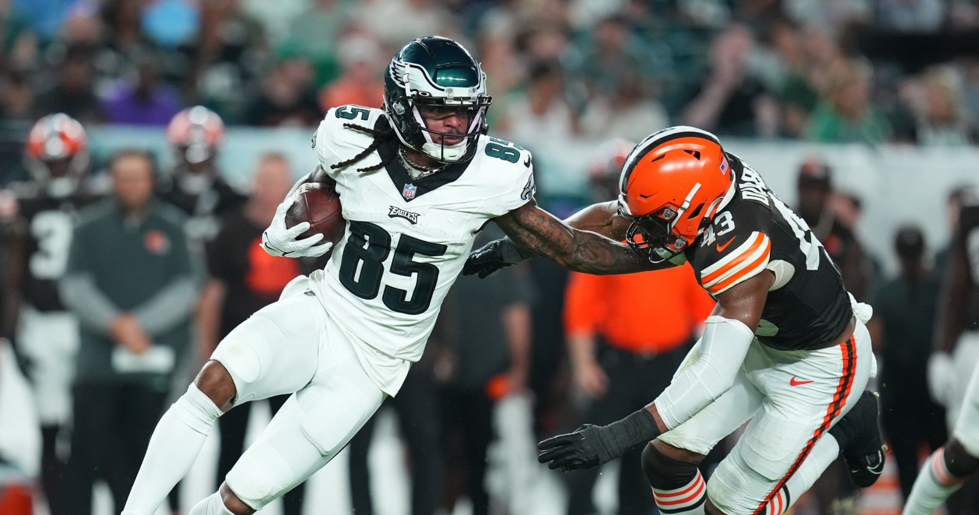 Eagles tied the Browns 18-18 tonight What's your biggest takeaway from  today's game?