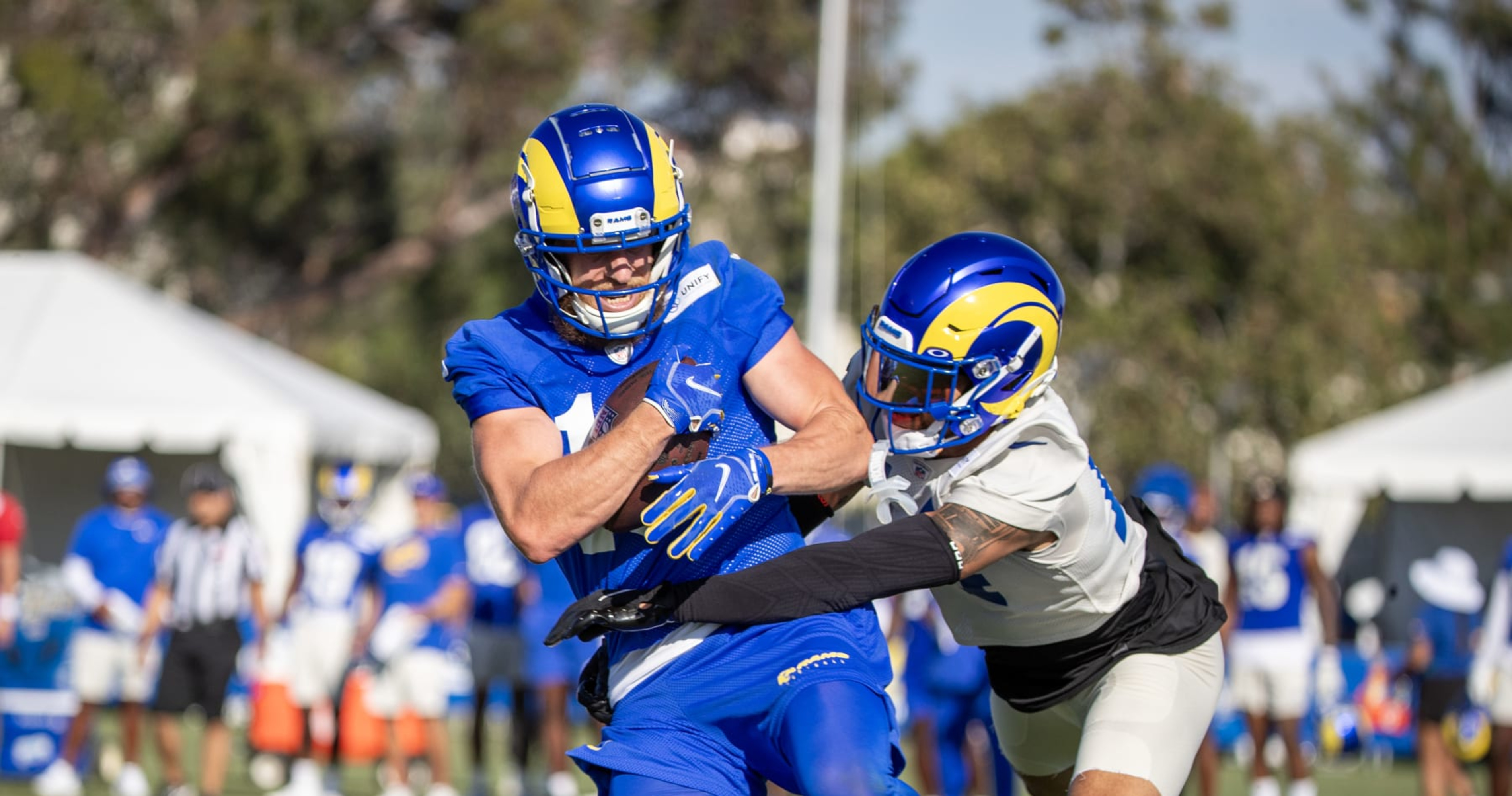 Rams WR Cooper Kupp leaves practice early with a hamstring injury - The San  Diego Union-Tribune