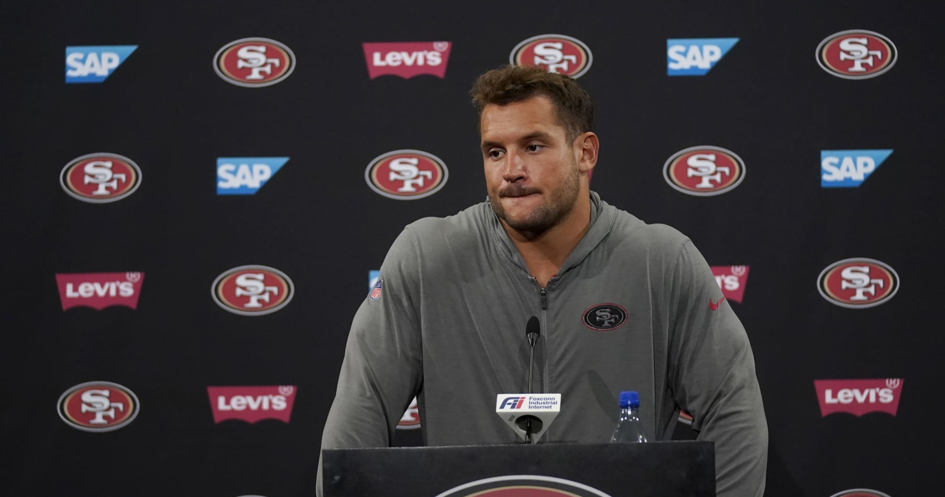 Nick Bosa optimistic he'll be ready for 49ers' season opener - The San  Diego Union-Tribune