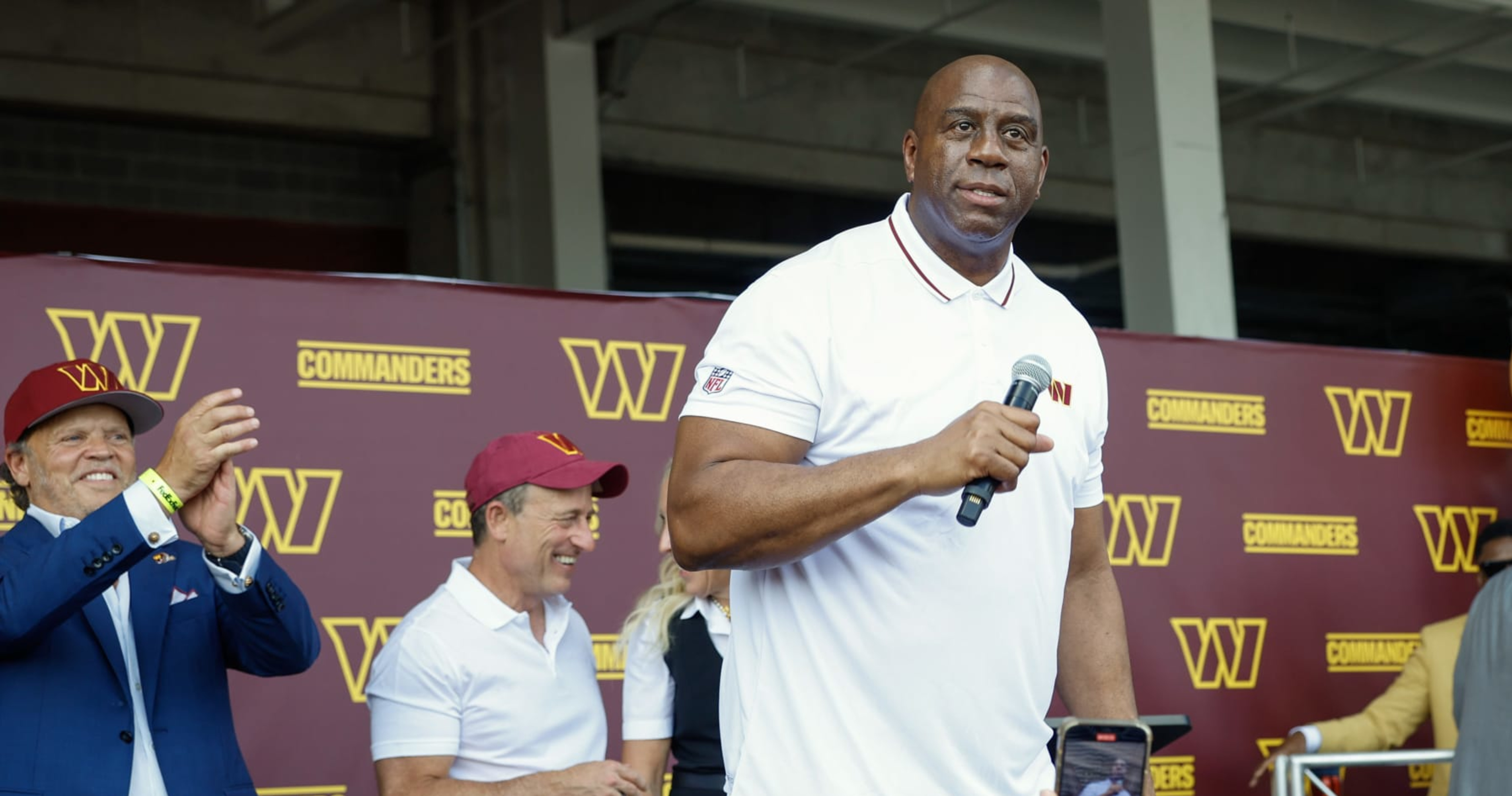 Magic Johnson Tears Up Discussing New NFL Ownership as 'Proud Black Man'