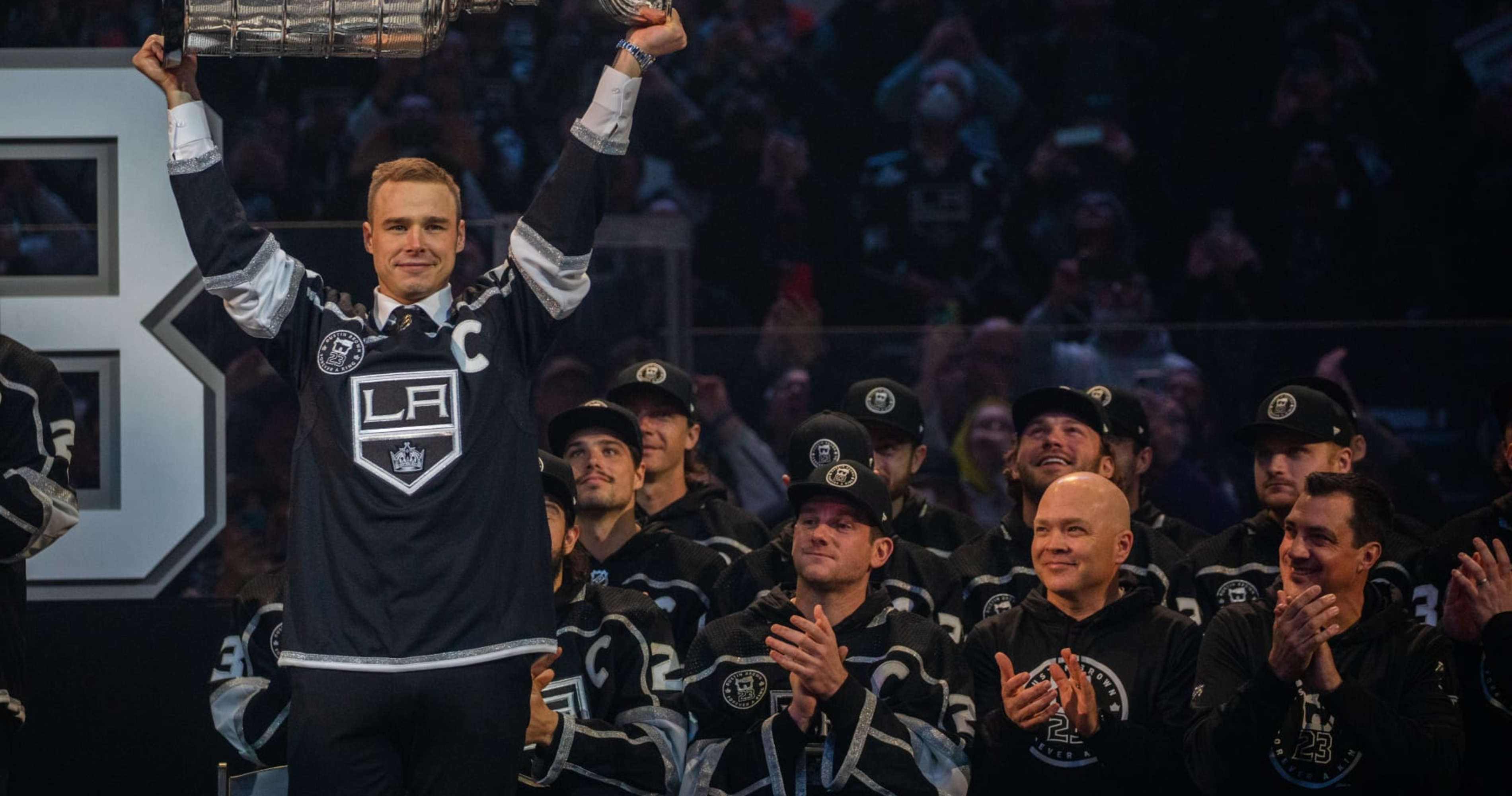 Dustin Brown Jersey Retirement Ceremony (2/11/23) - Live Stream