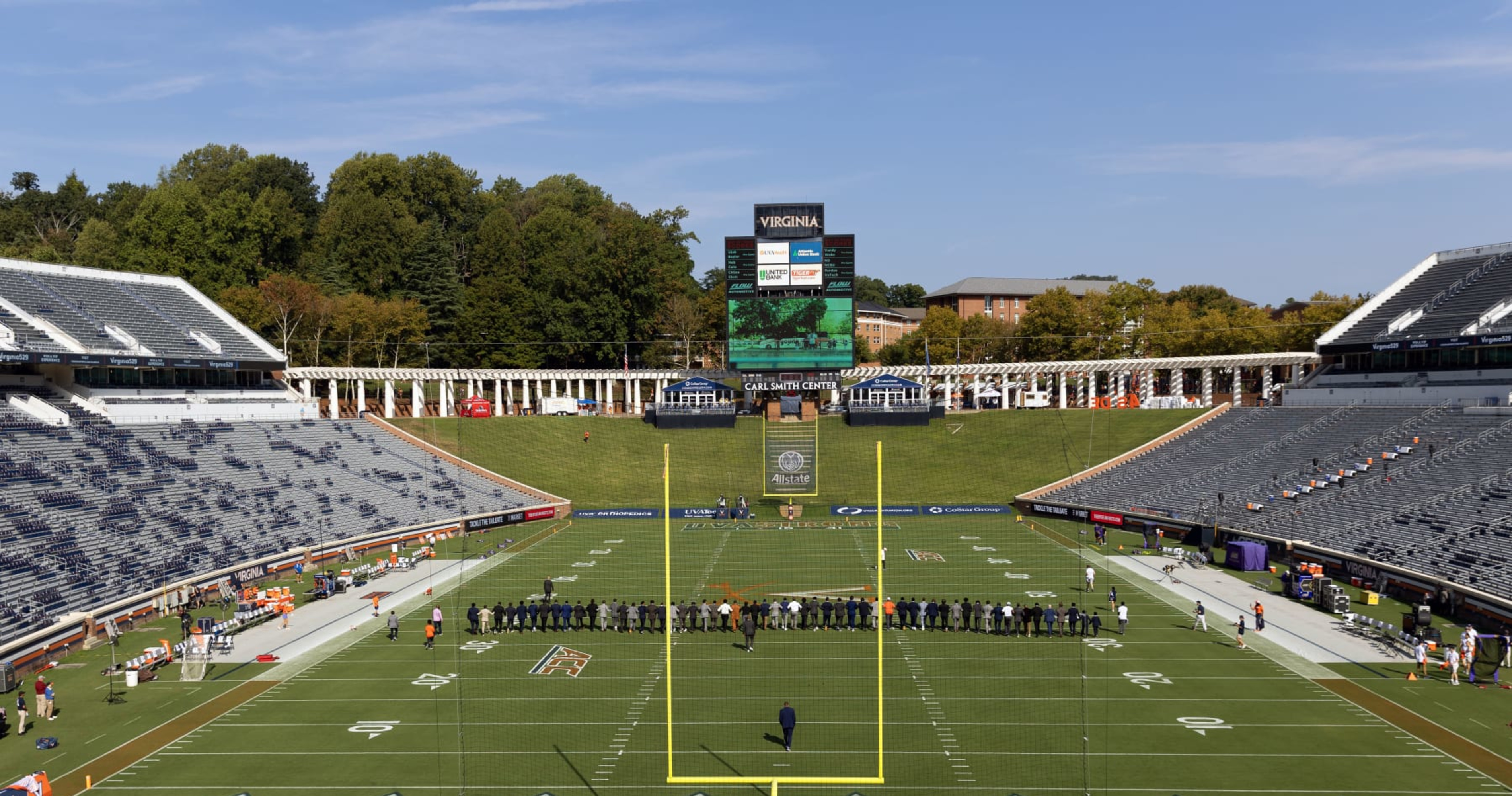 UVA Football Unveils Permanent Stadium Memorial Honoring 3 Players