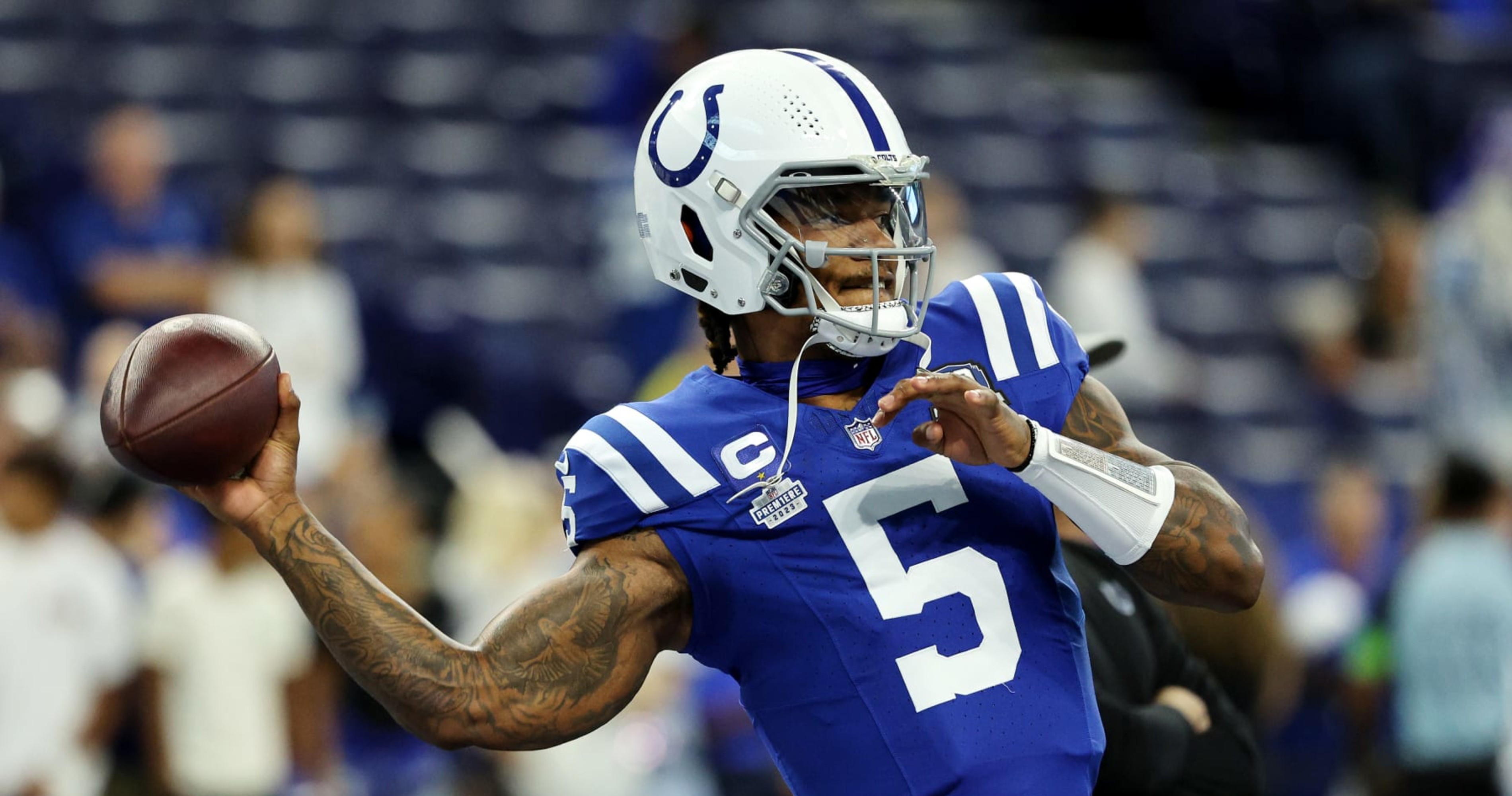 Anthony Richardson injury: Colts QB exits late after big hit in