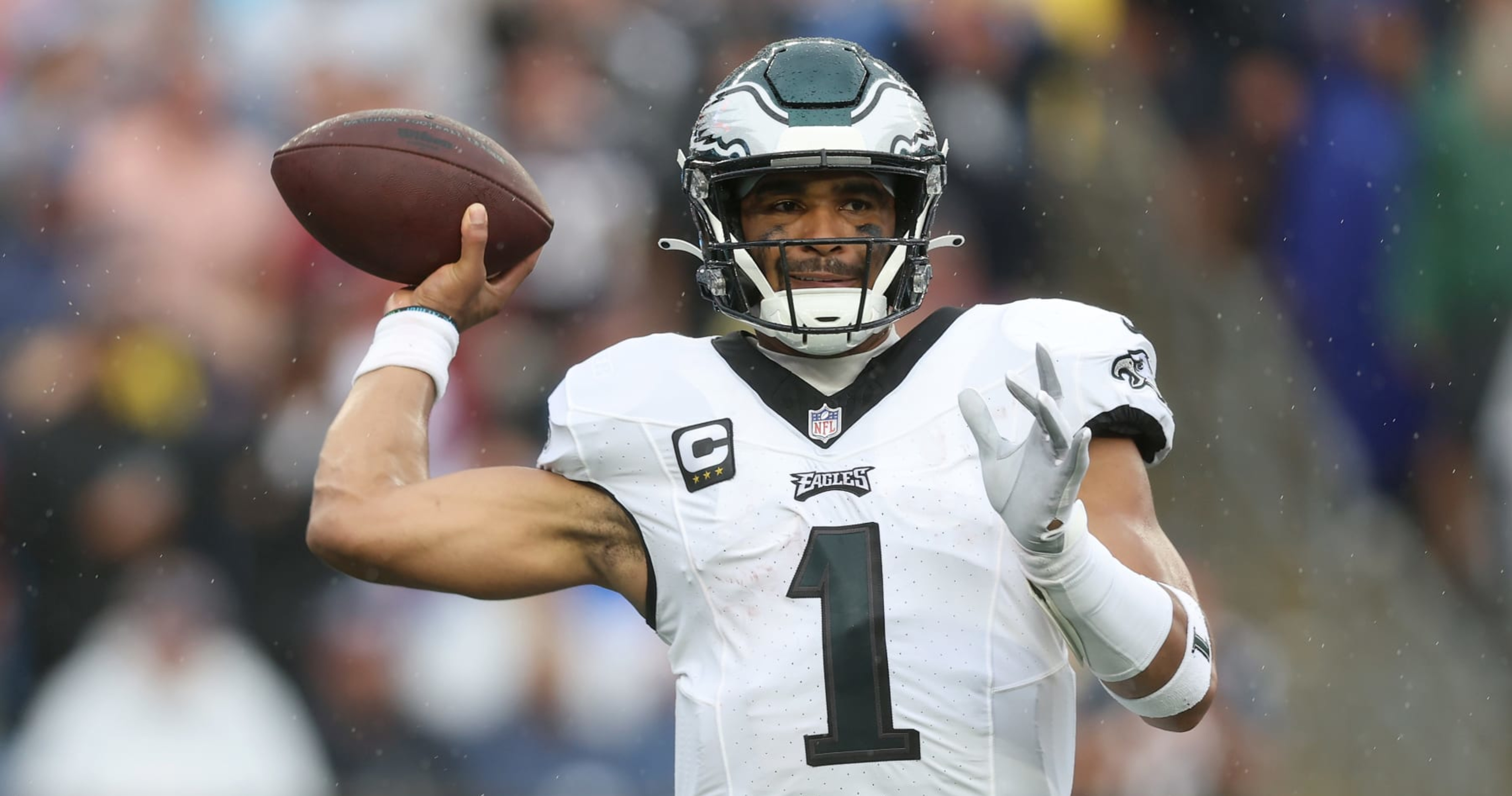 Eagles' Jalen Hurts delivered his best half of the season, as he continues  to build a case for the future