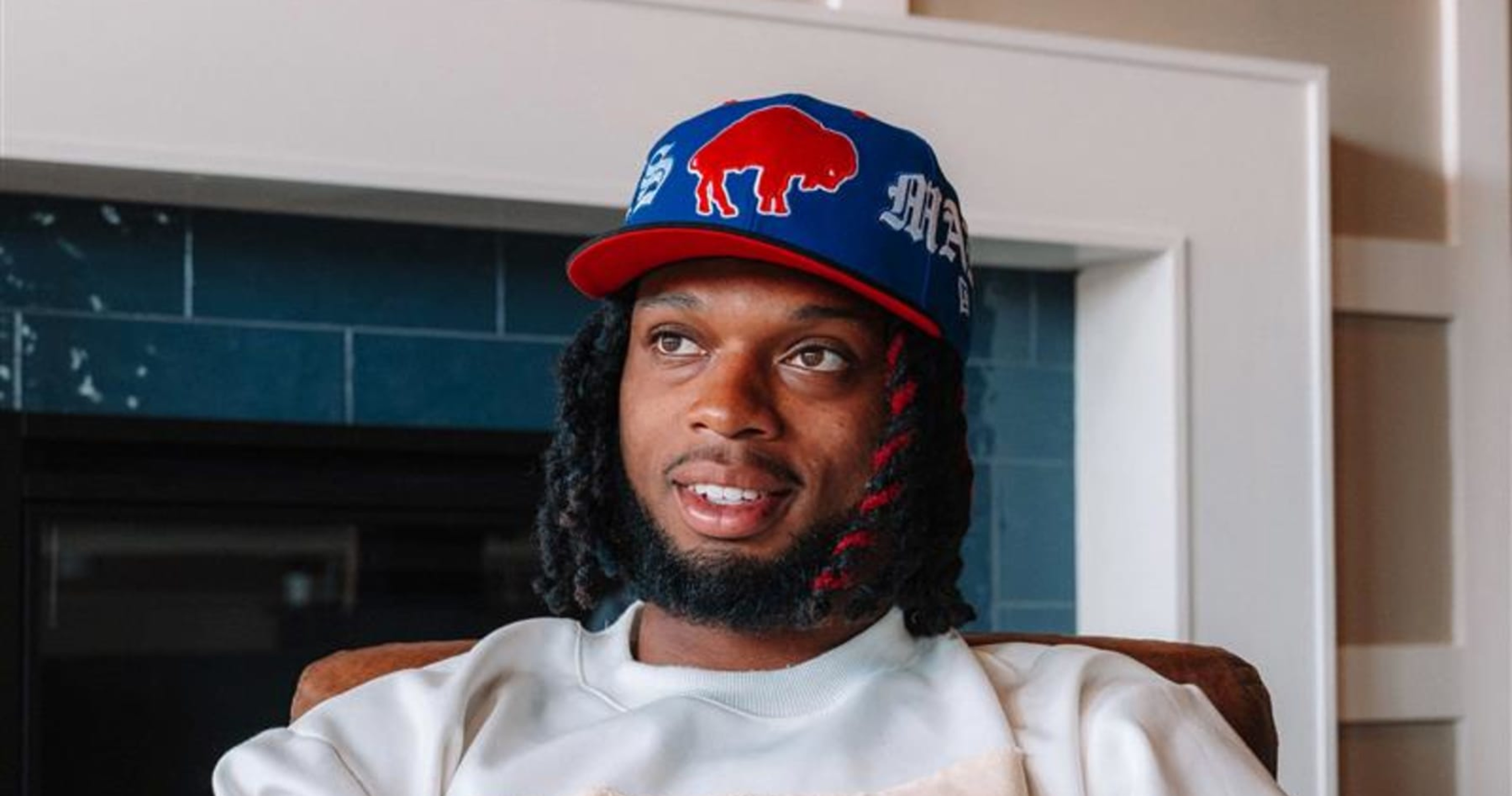 Damar Hamlin partners with Lids HD for Bills Mafia-inspired hat collection