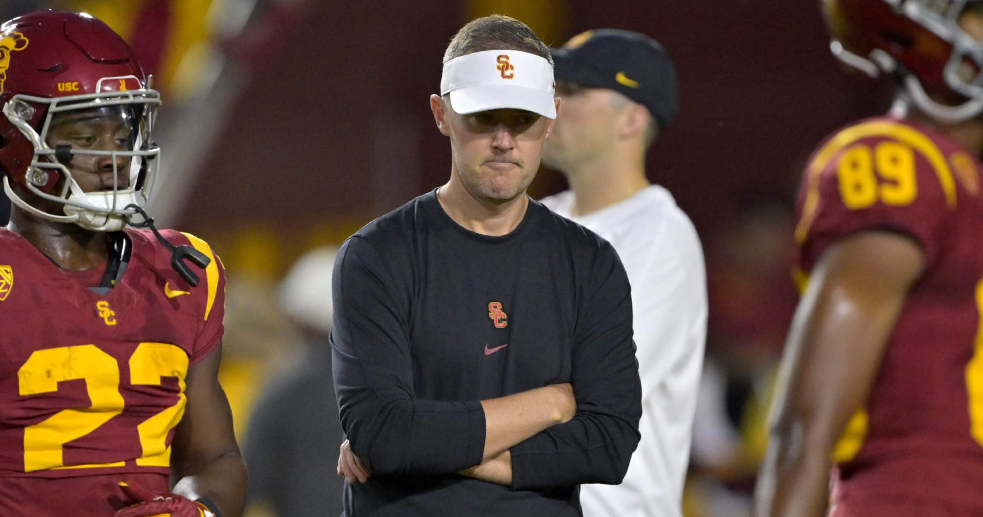 Lincoln Riley Discusses USC Suspending Reporter's CFB Access for Policy Violation