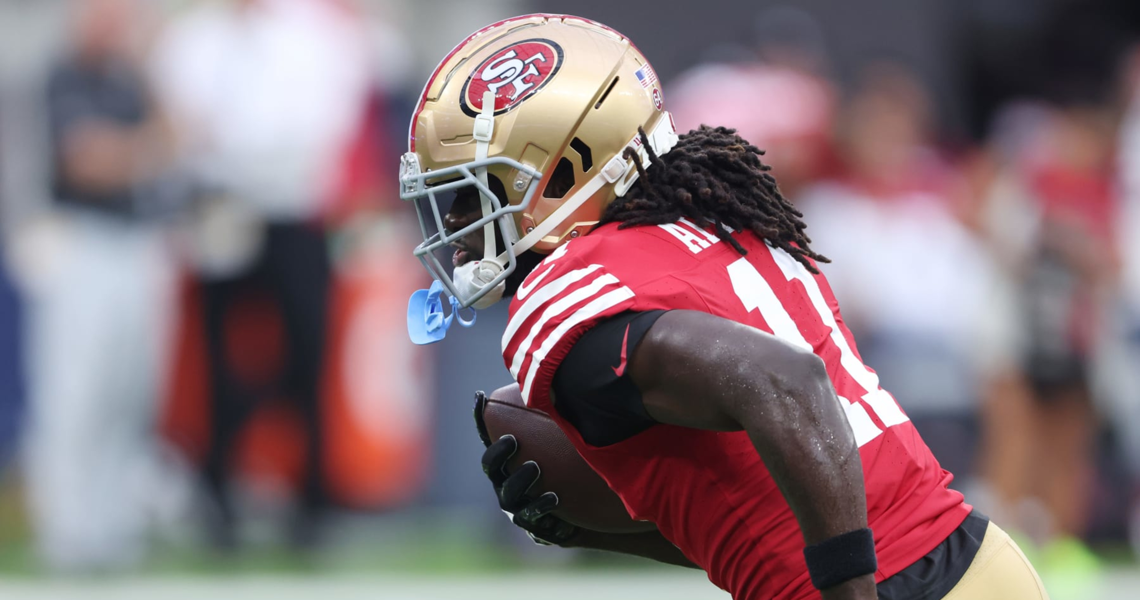 49ers star Brandon Aiyuk officially out vs. Giants