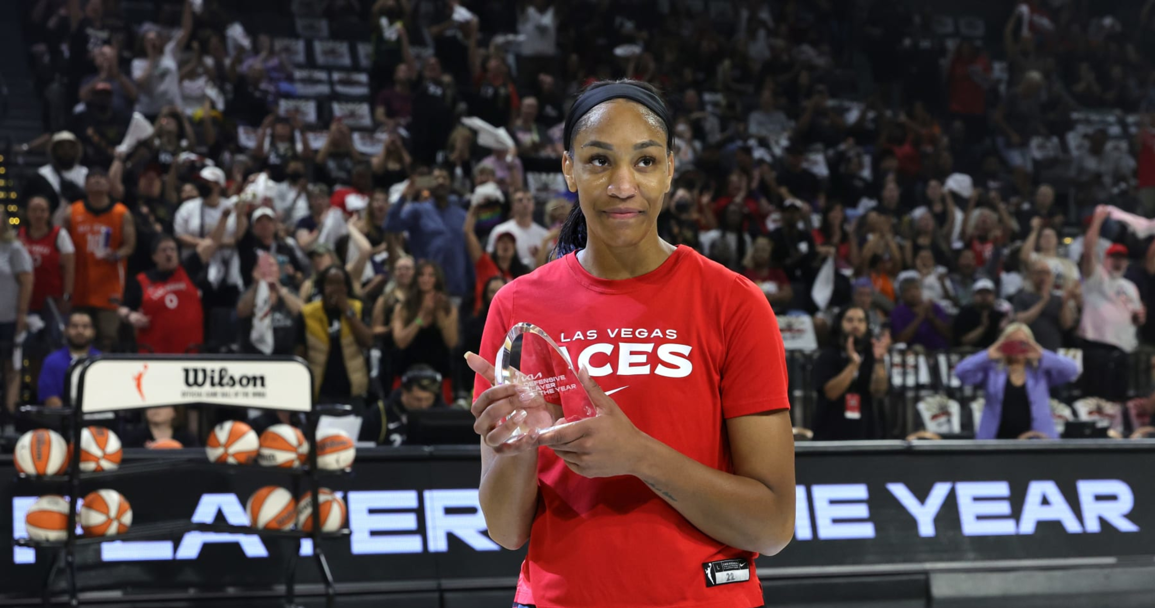 Aces' A'ja Wilson Named 2023 WNBA Defensive Player of the Year; Back-to ...