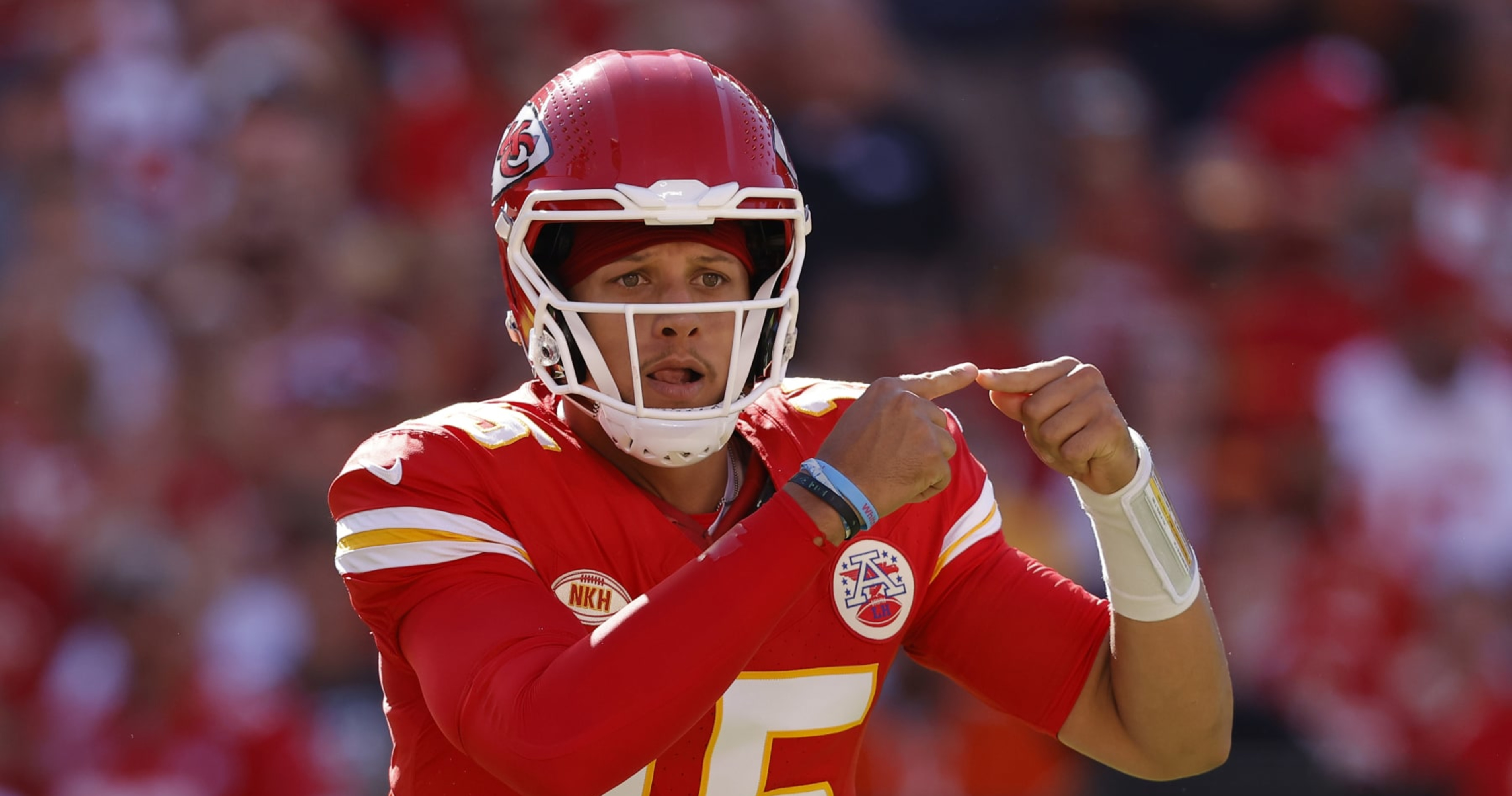 Video: Chiefs' Patrick Mahomes Jokes Travis Kelce Wanted TD 'As