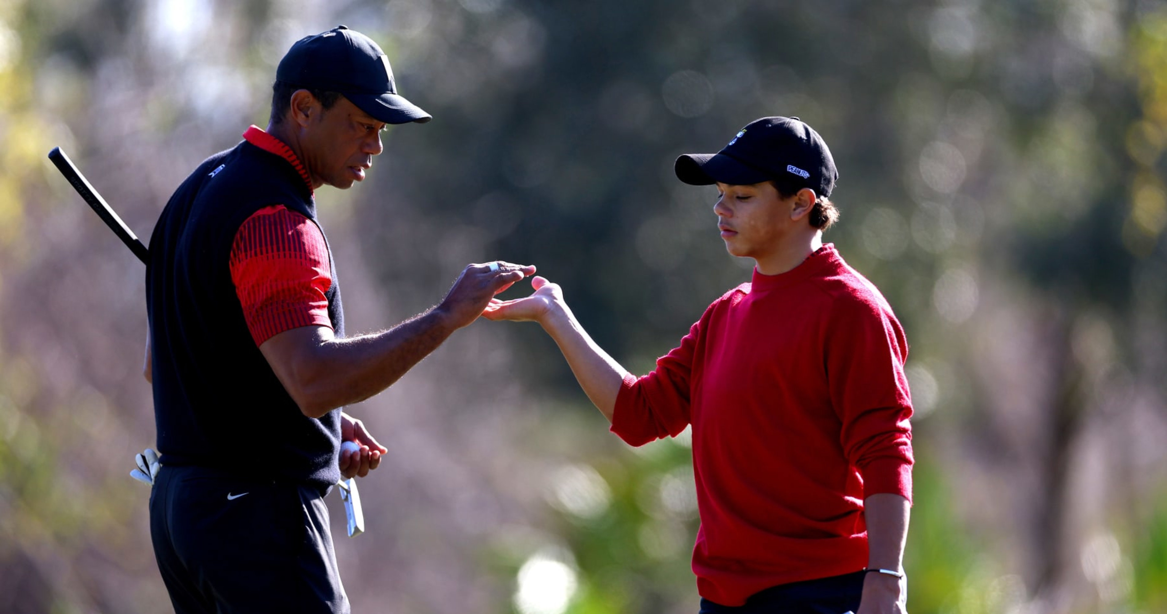 Tiger Woods Caddies for Son as Charlie Secures Spot in Golf National ...